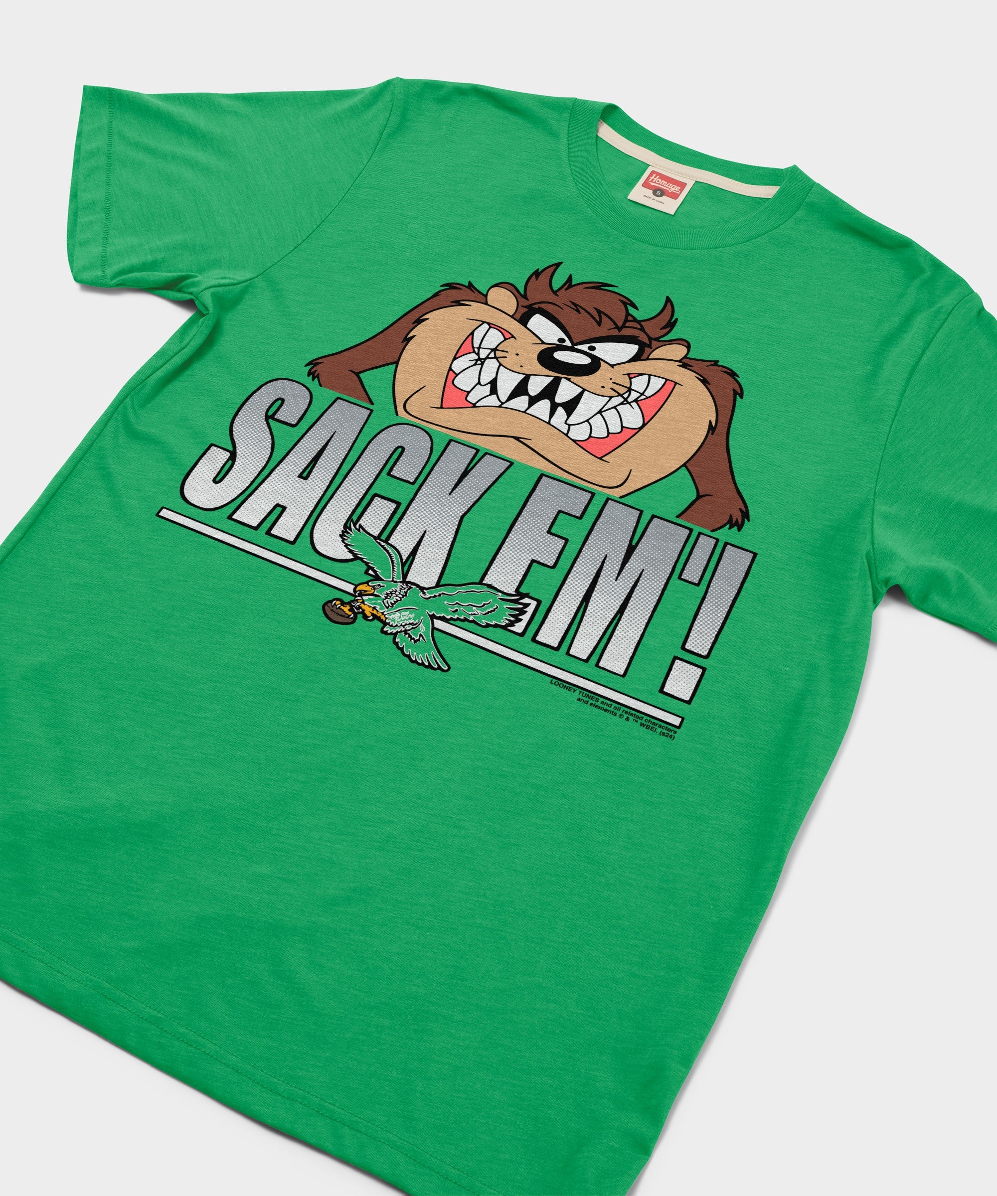 Looney Tunes Taz Sack Em' X Philadelphia Eagles