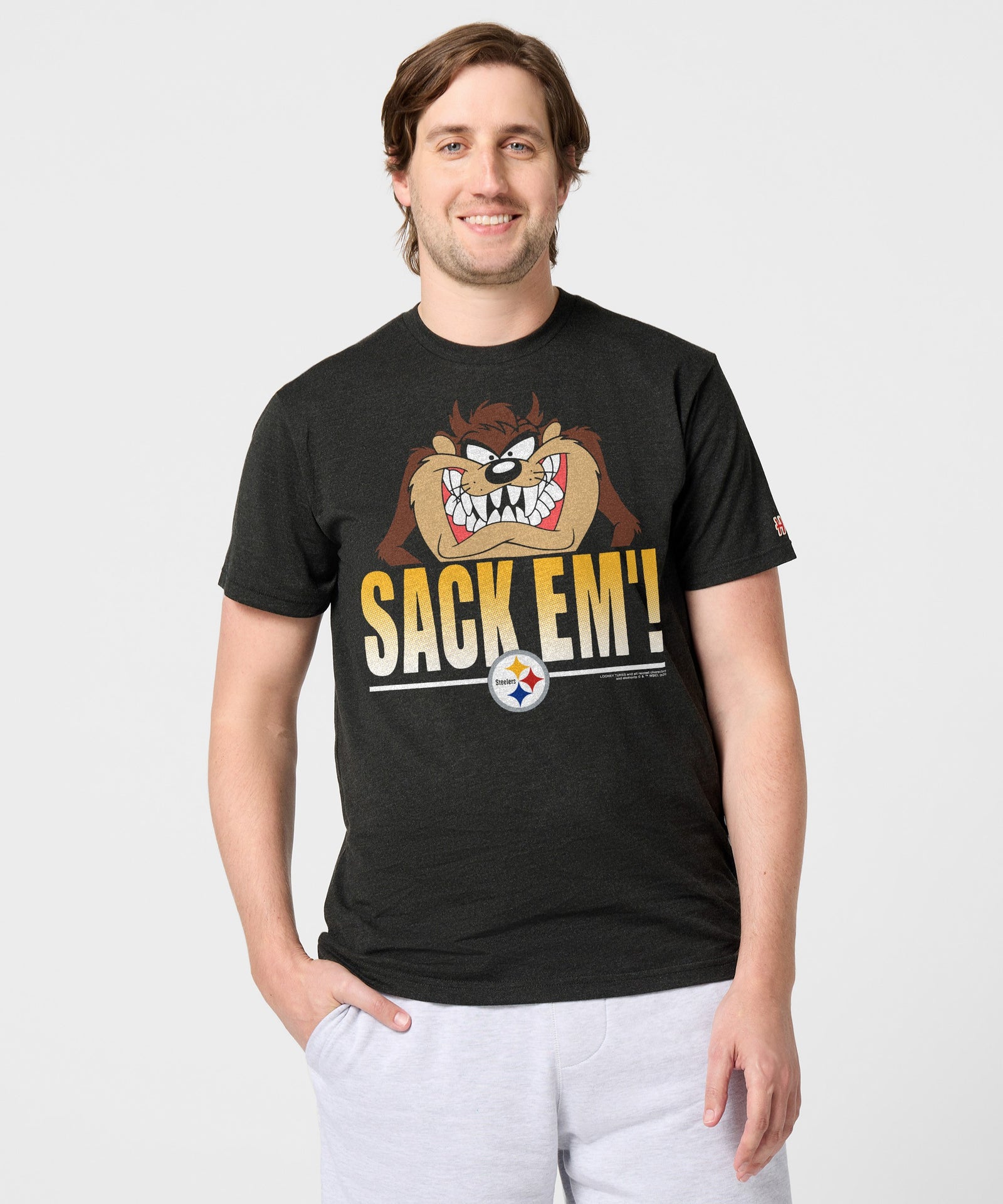 Looney Tunes Taz Sack Em' X Pittsburgh Steelers