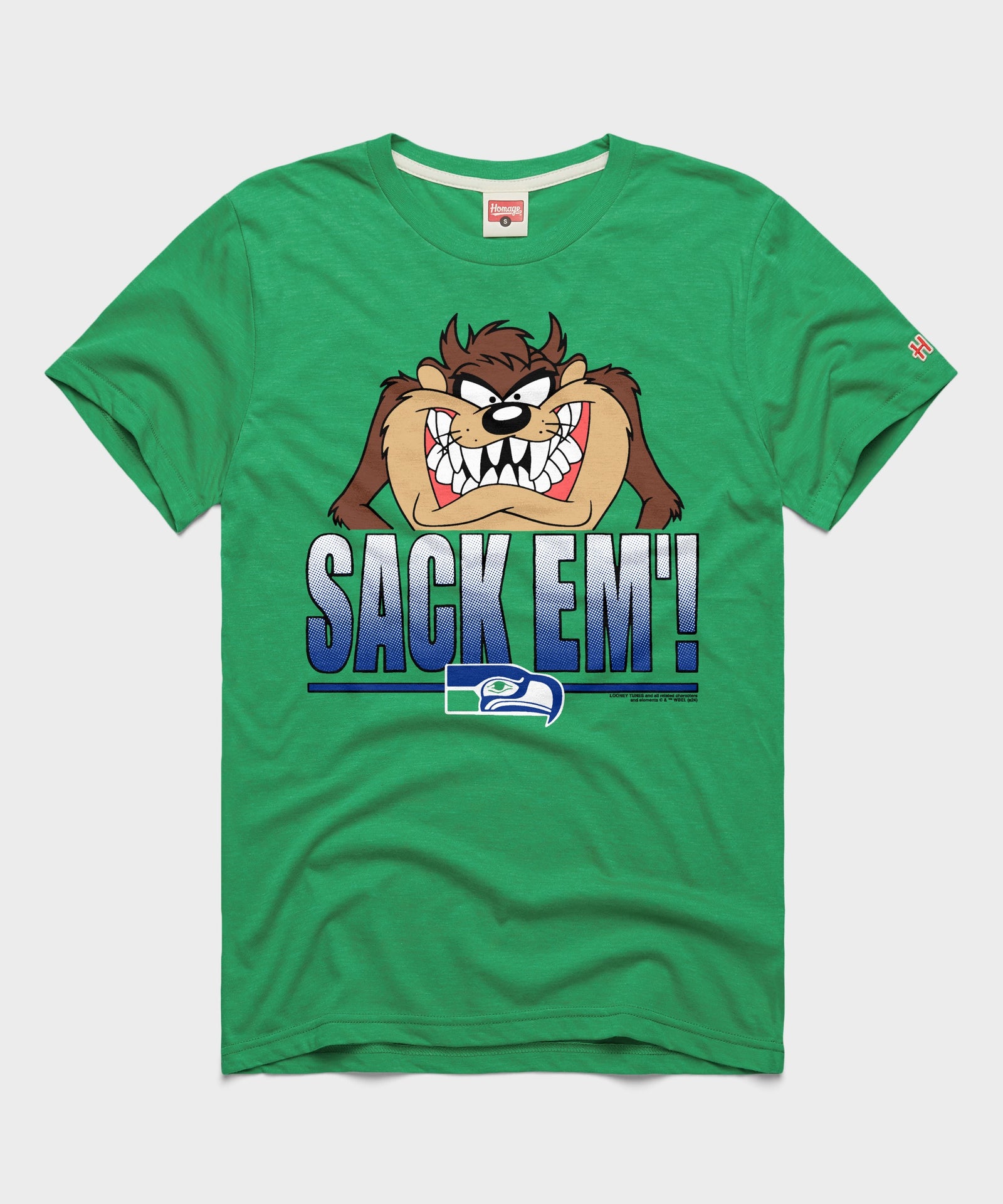Looney Tunes Taz Sack Em' X Seattle Seahawks