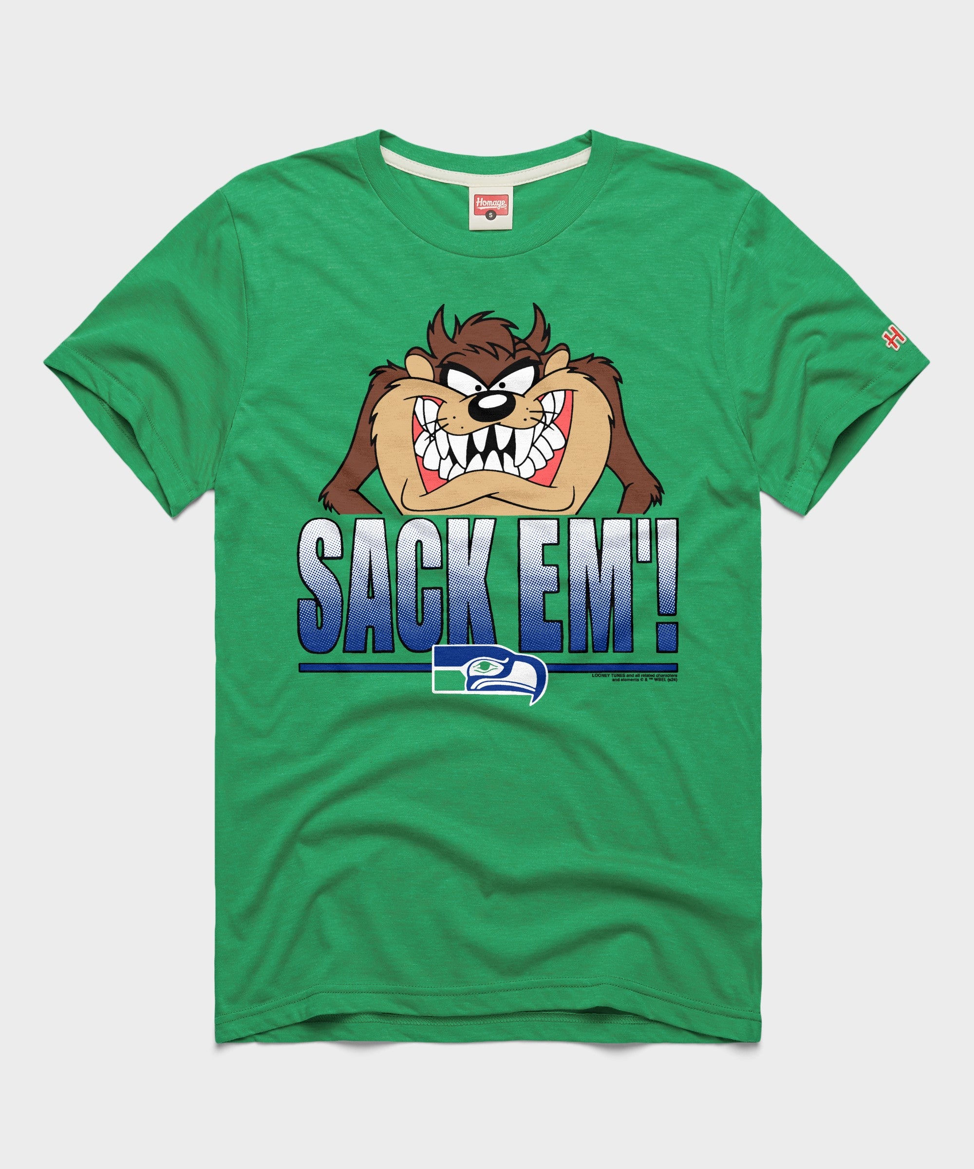 Looney Tunes Taz Sack Em' X Seattle Seahawks