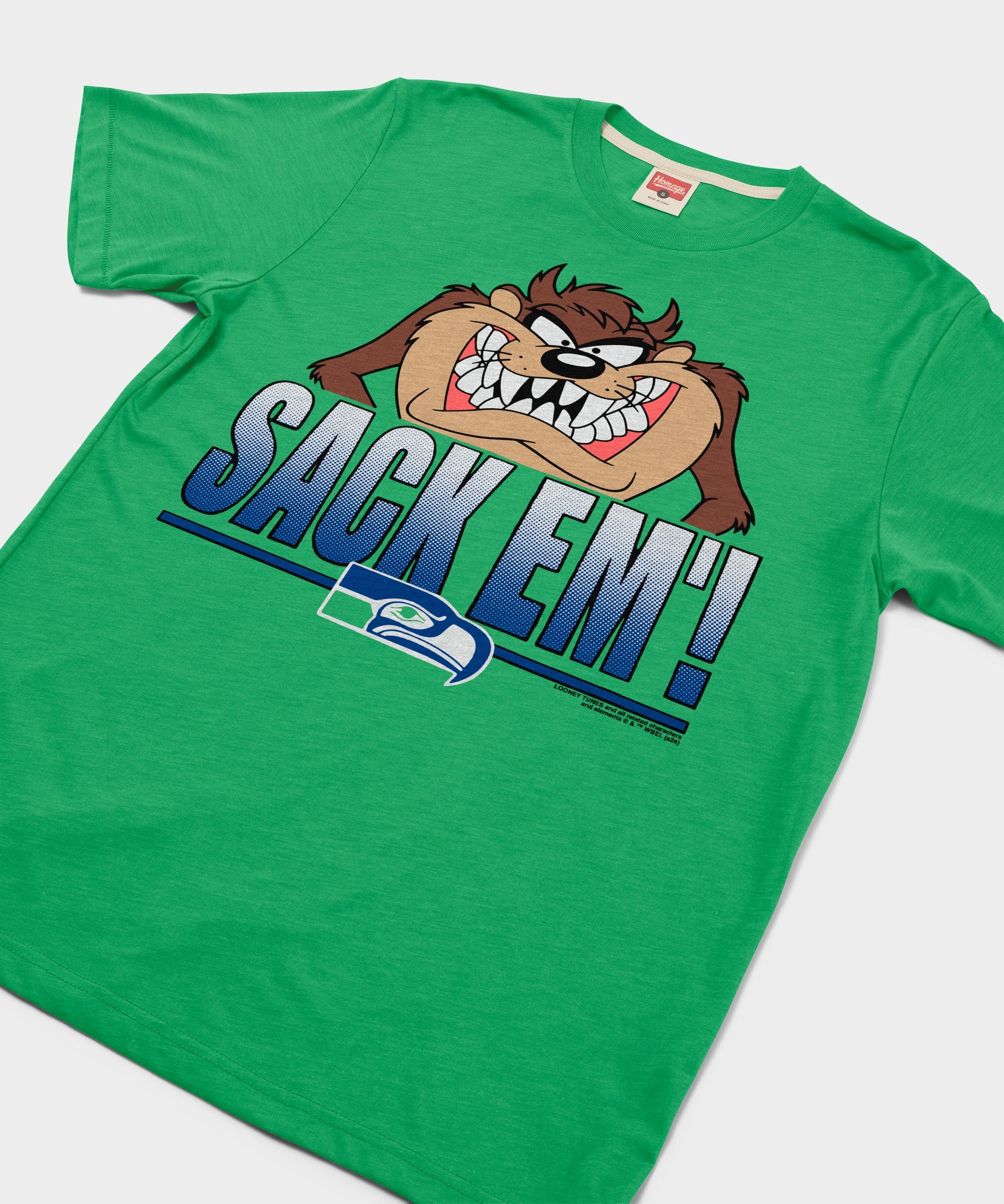 Looney Tunes Taz Sack Em' X Seattle Seahawks