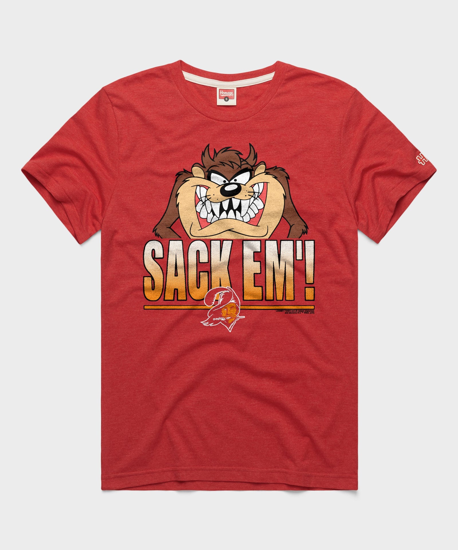 Looney Tunes Taz Sack Em' X Tampa Bay Buccaneers
