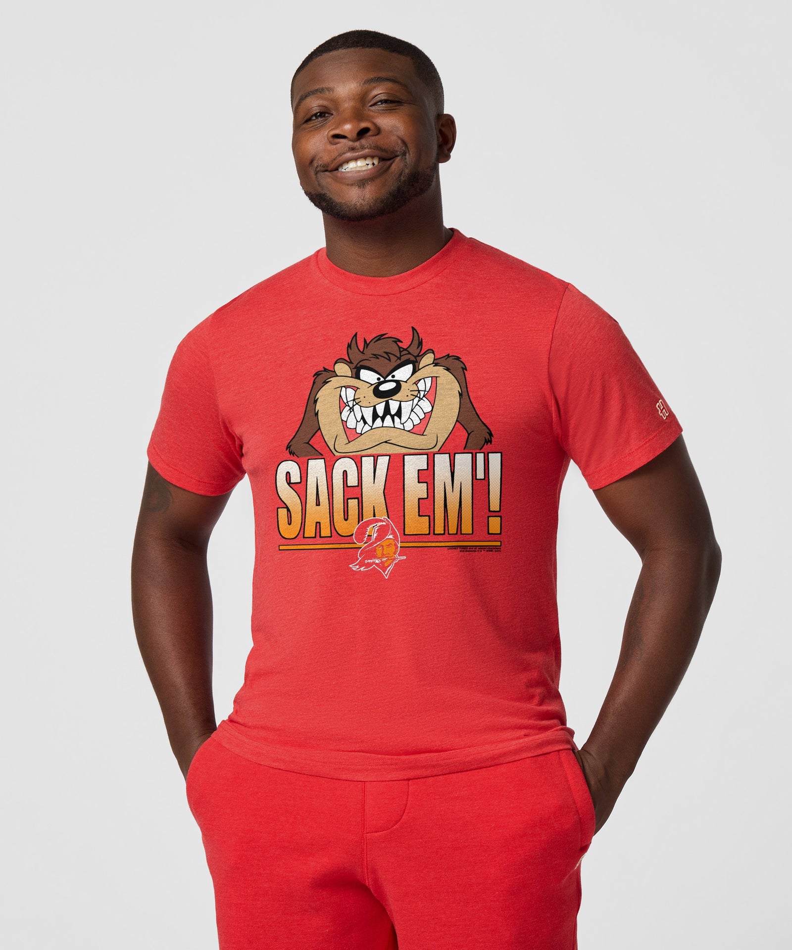Looney Tunes Taz Sack Em' X Tampa Bay Buccaneers
