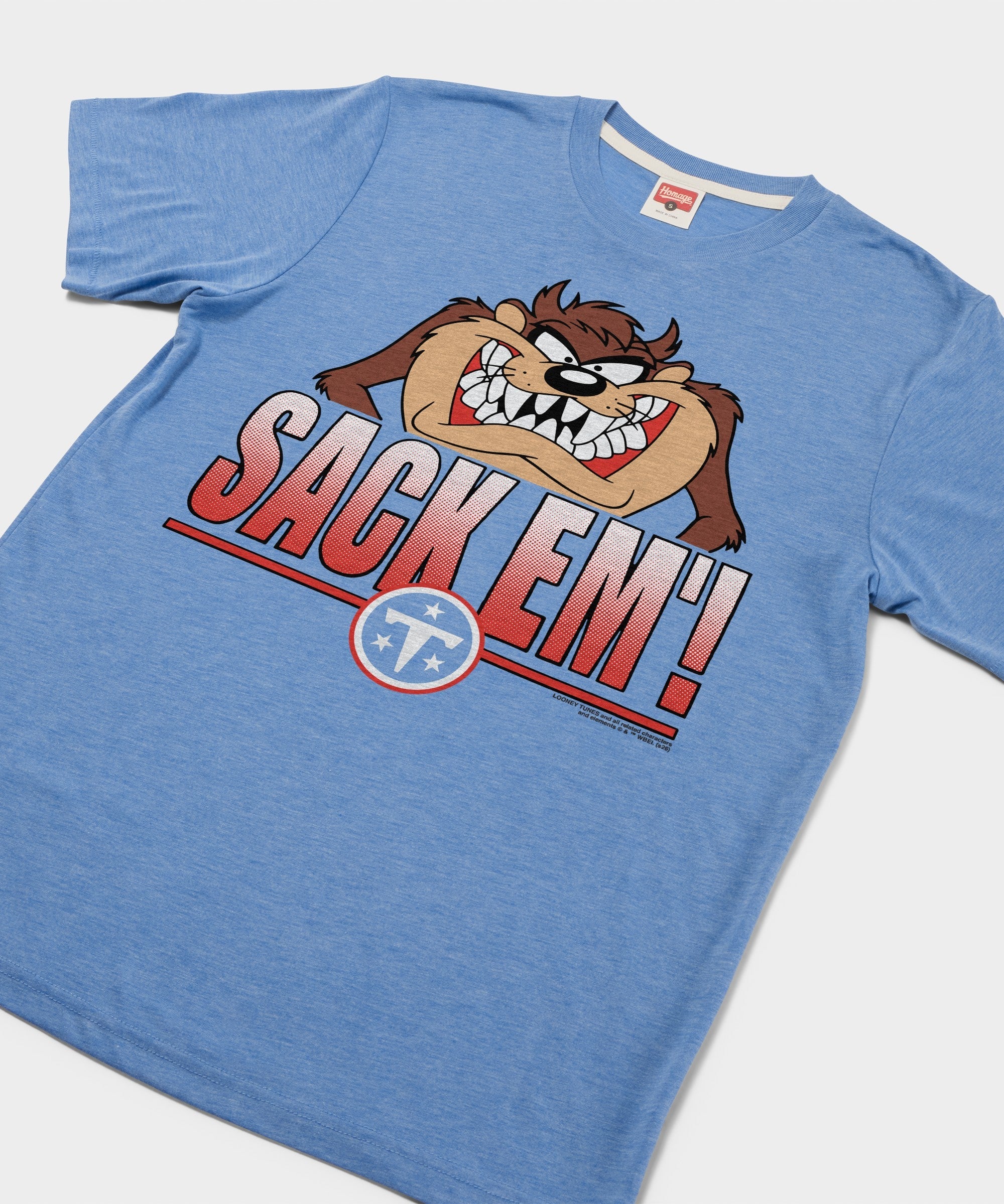Looney Tunes Taz Sack Em' X Tennessee Titans