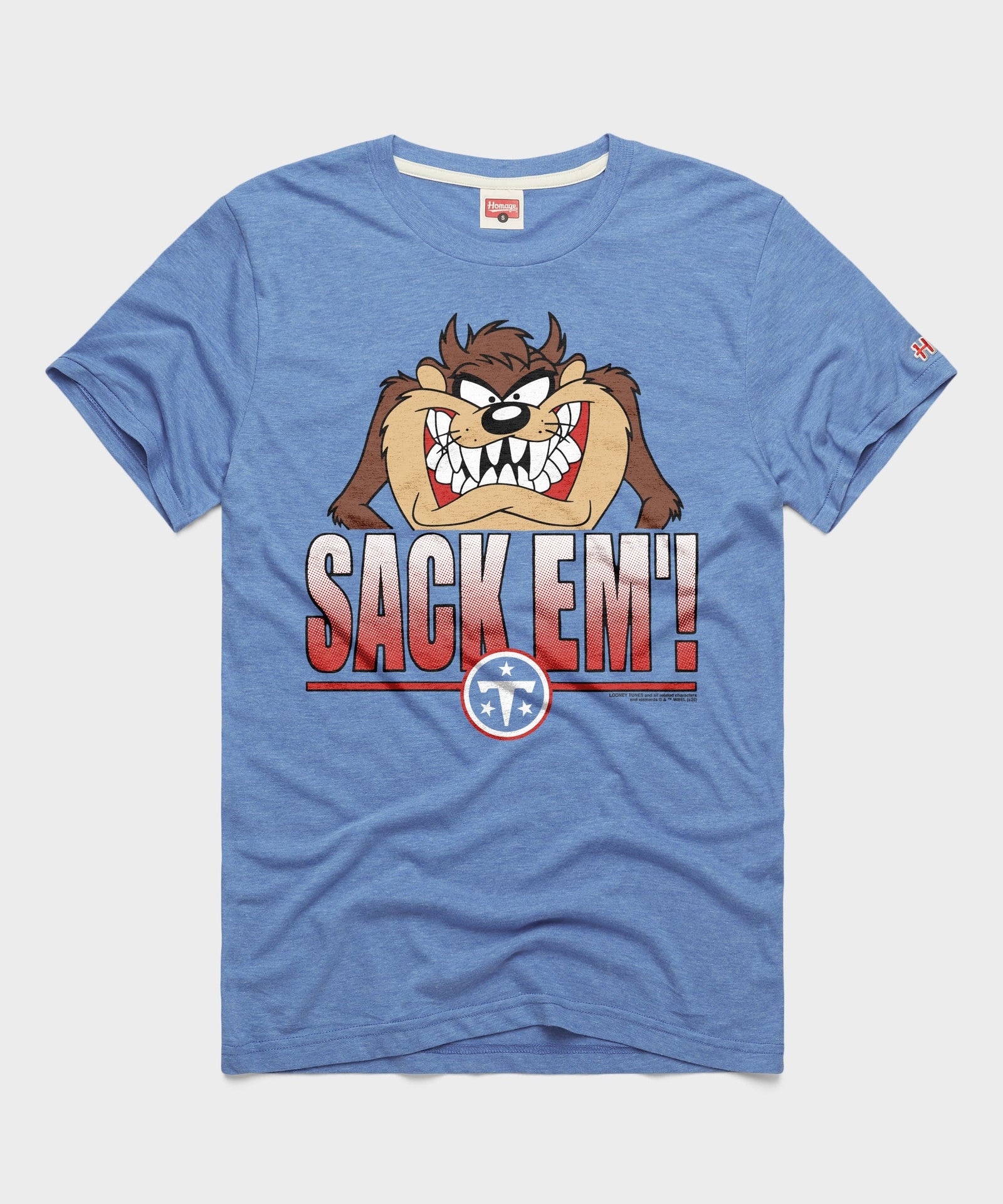 Looney Tunes Taz Sack Em' X Tennessee Titans