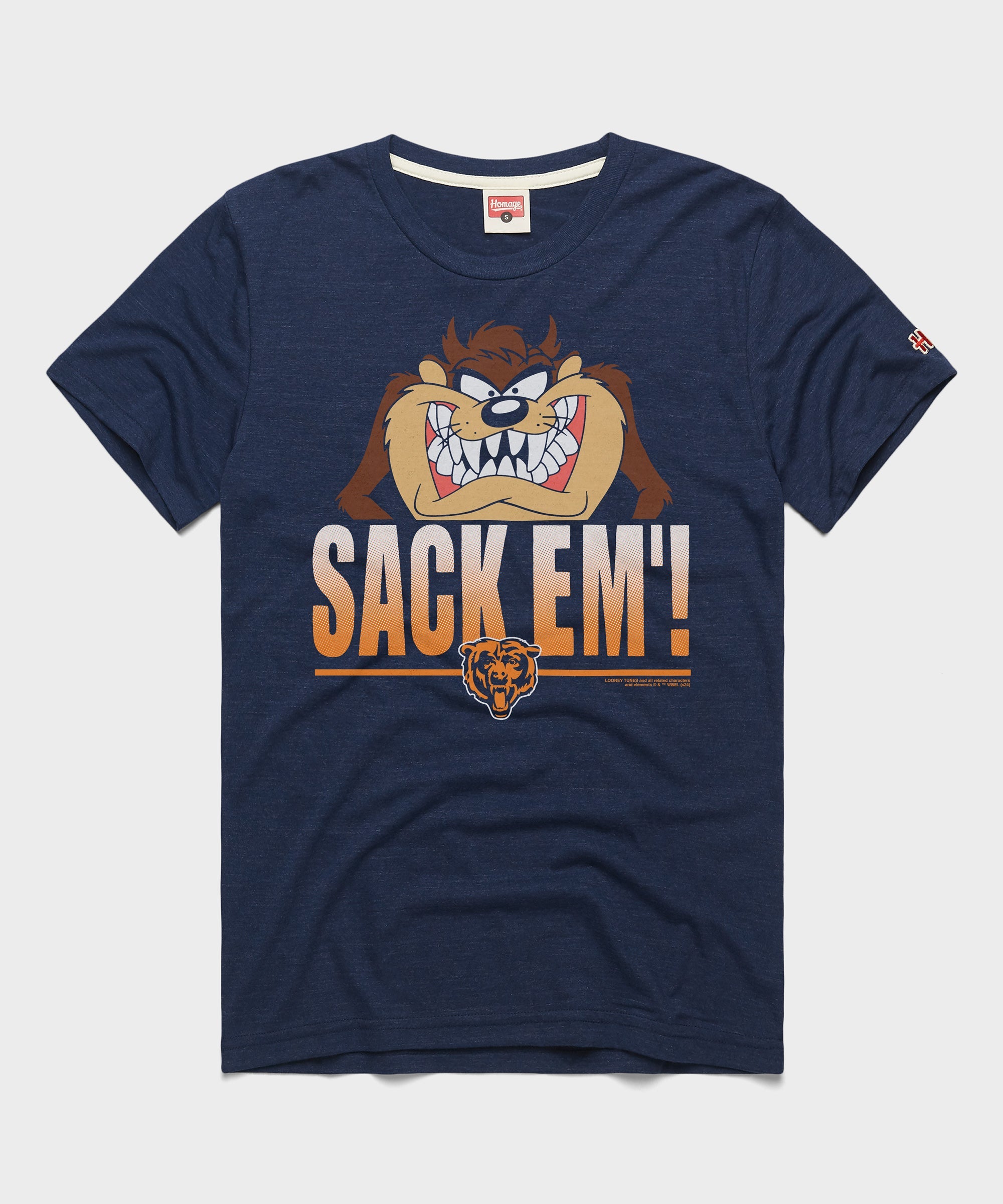 Looney Tunes Taz Sack Em' x Chicago Bears