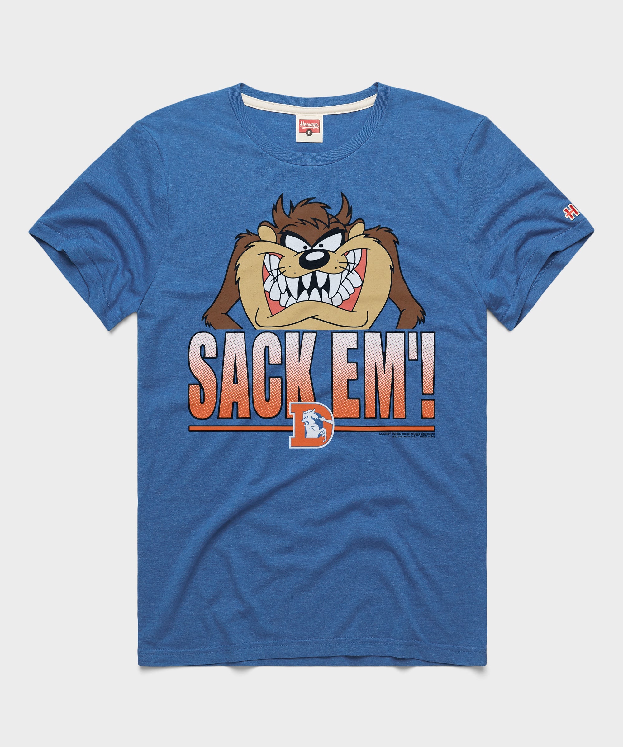 Looney Tunes Taz Sack Em' x Denver Broncos