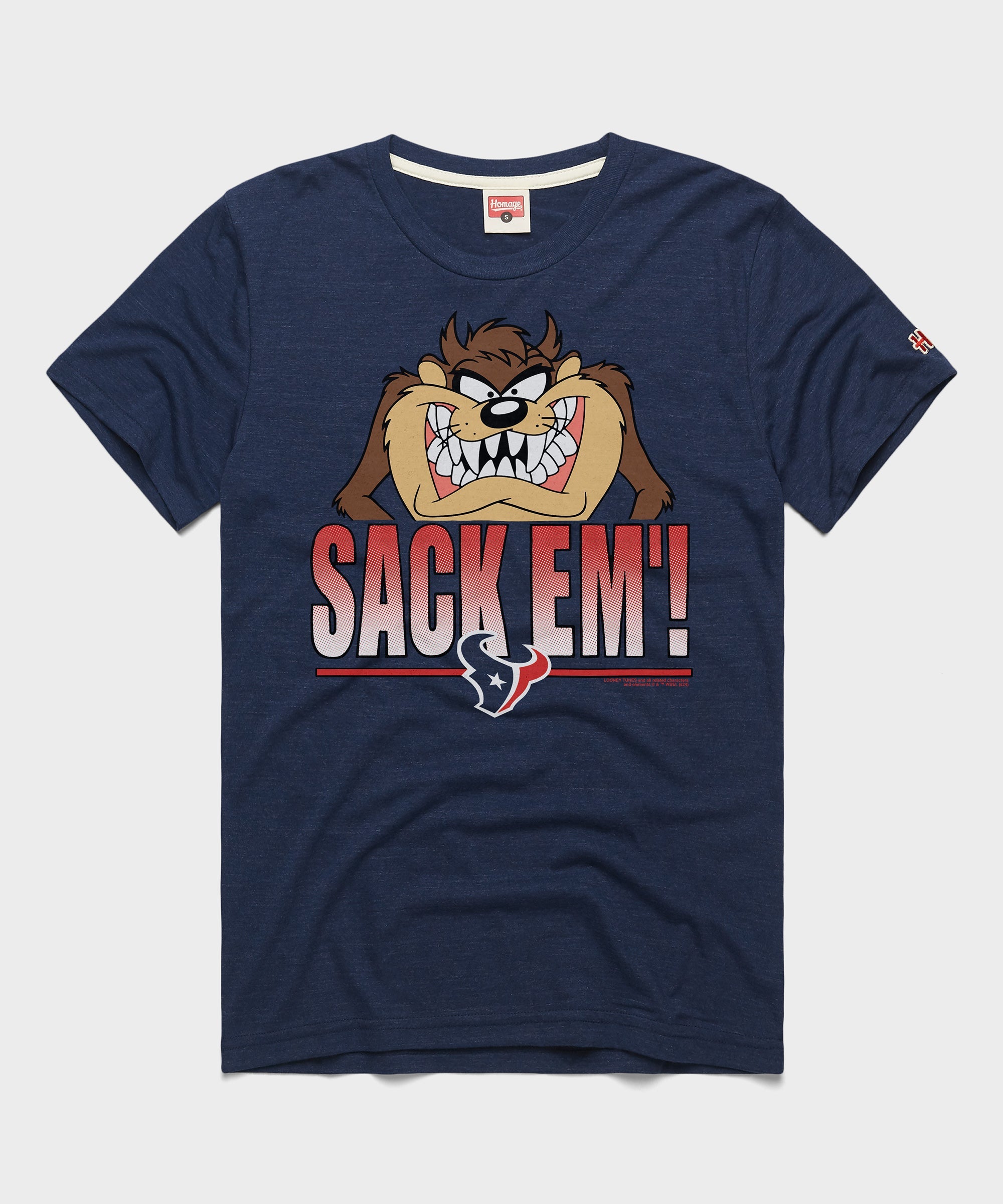 Looney Tunes Taz Sack Em' x Houston Texans