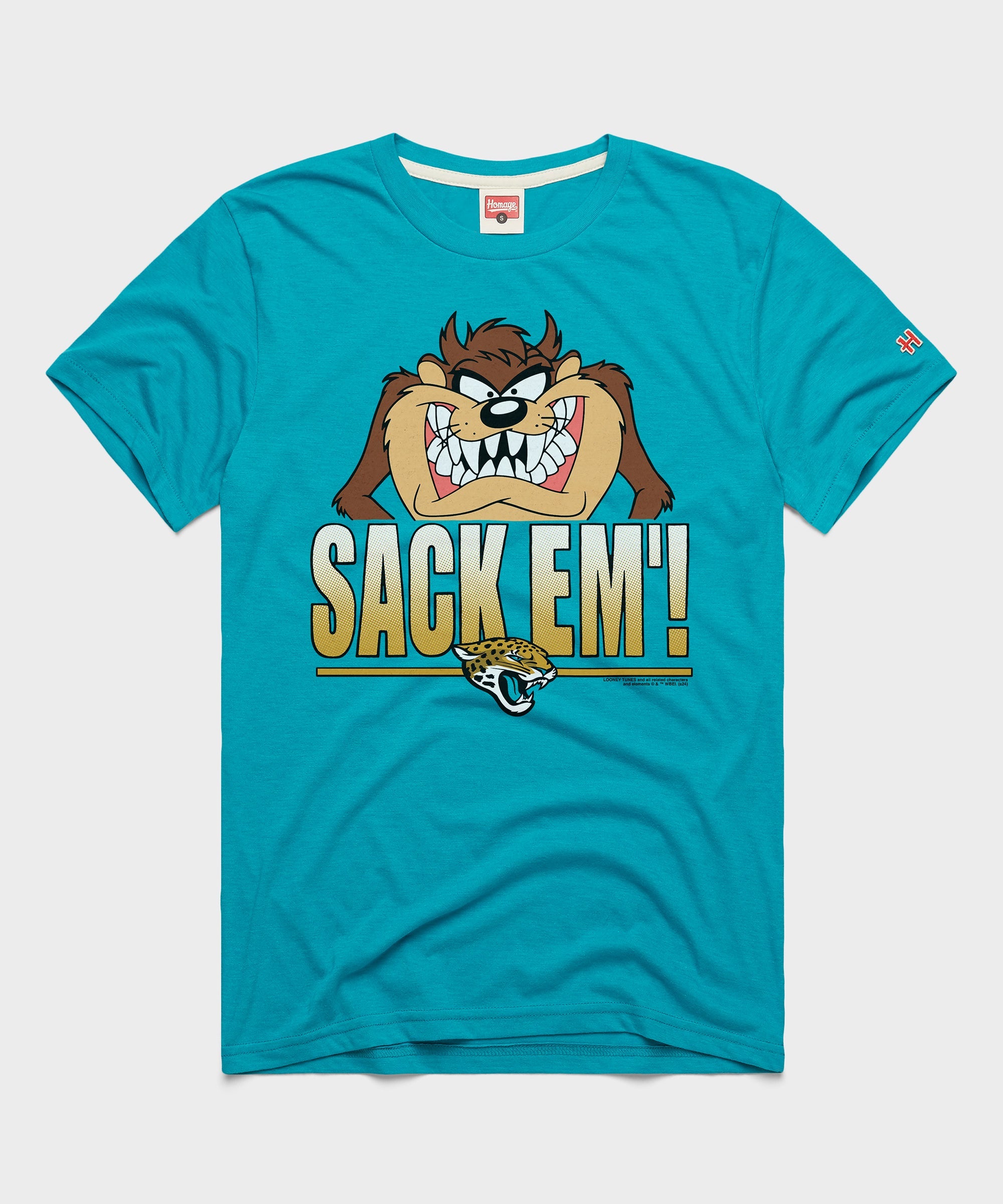 Looney Tunes Taz Sack Em' x Jacksonville Jaguars