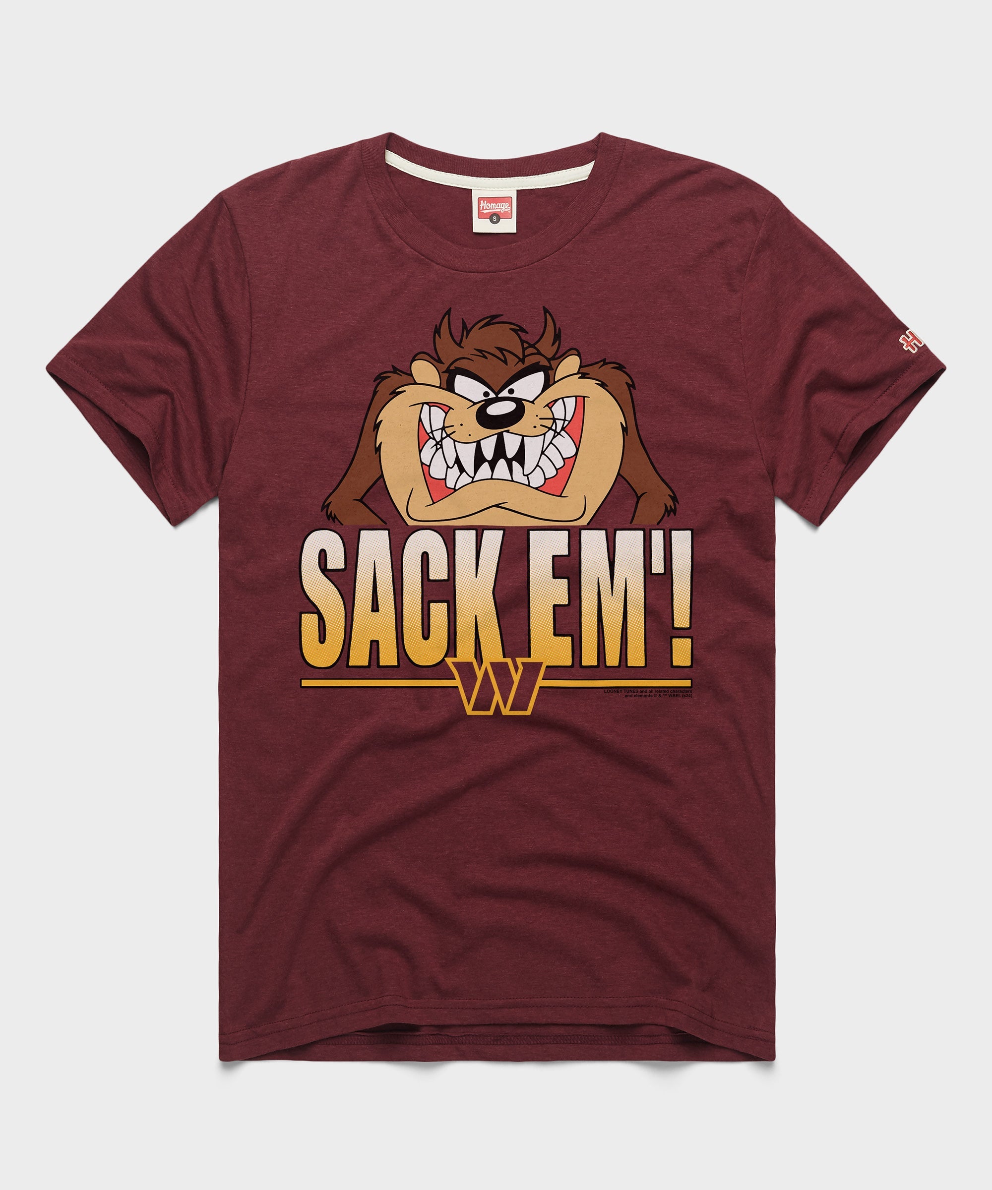 Looney Tunes Taz Sack Em' x Washington Commanders Wine