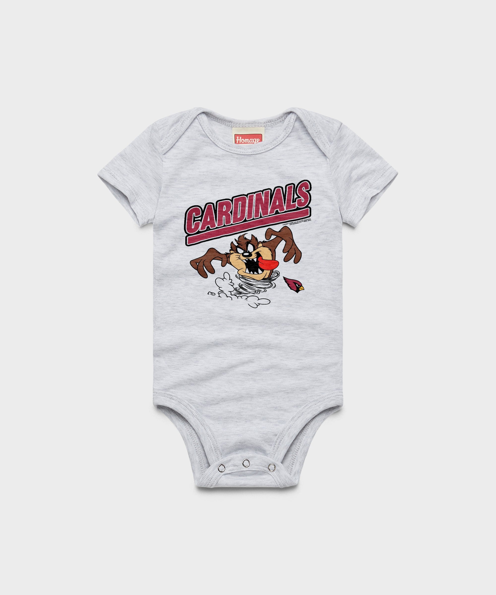 Looney Tunes Taz X Arizona Cardinals Baby One Piece
