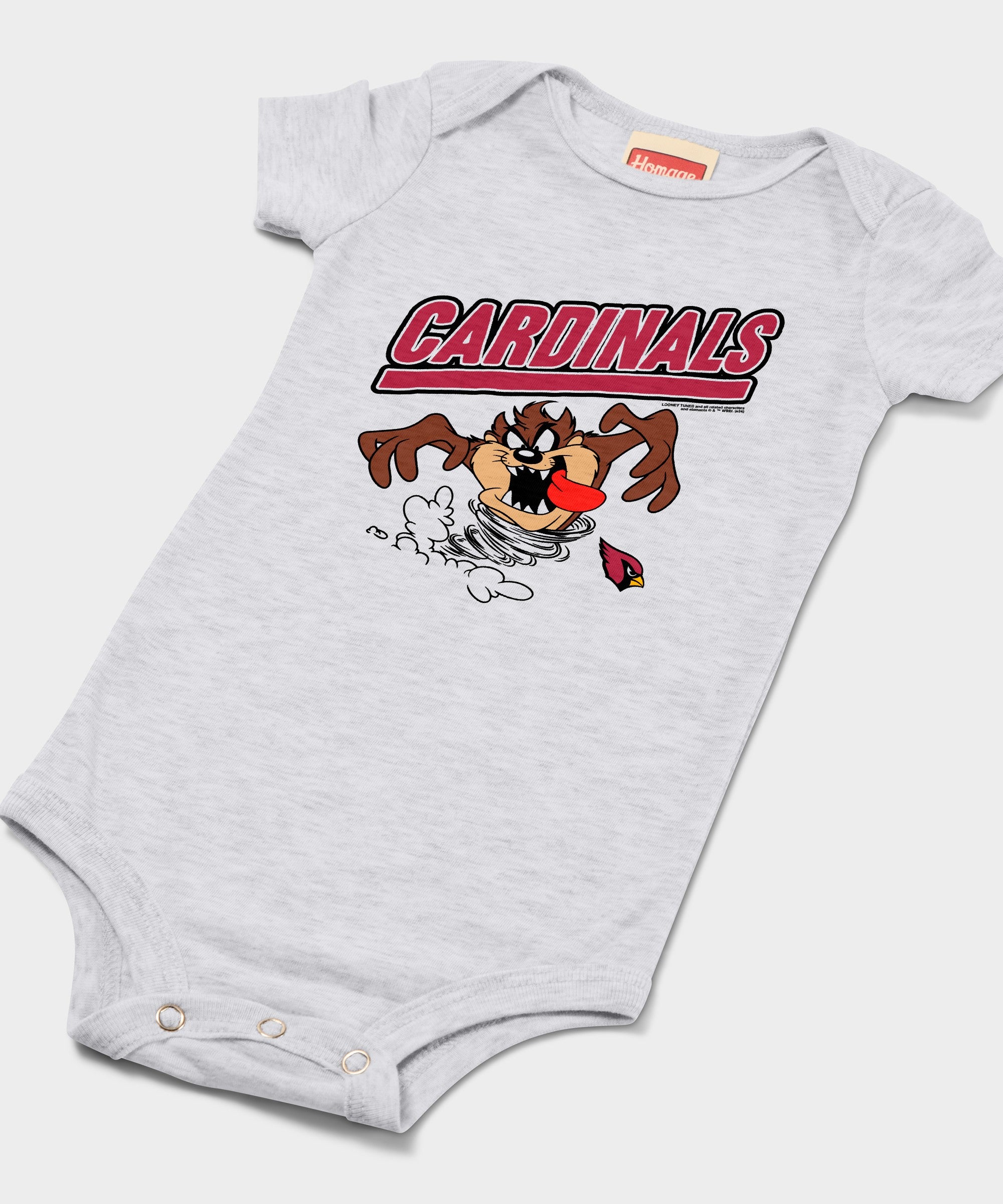 Looney Tunes Taz X Arizona Cardinals Baby One Piece