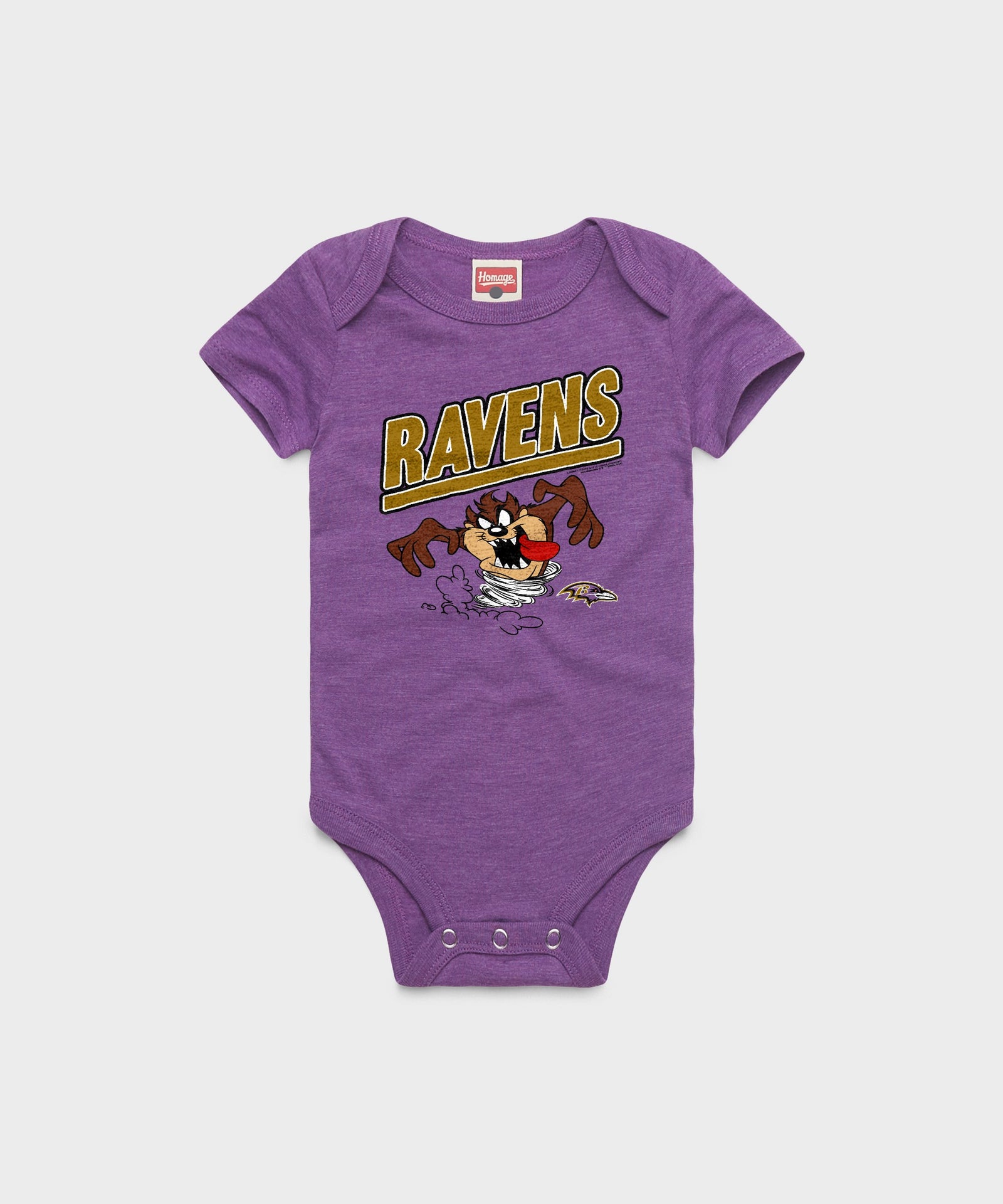 Looney Tunes Taz X Baltimore Ravens Baby One Piece