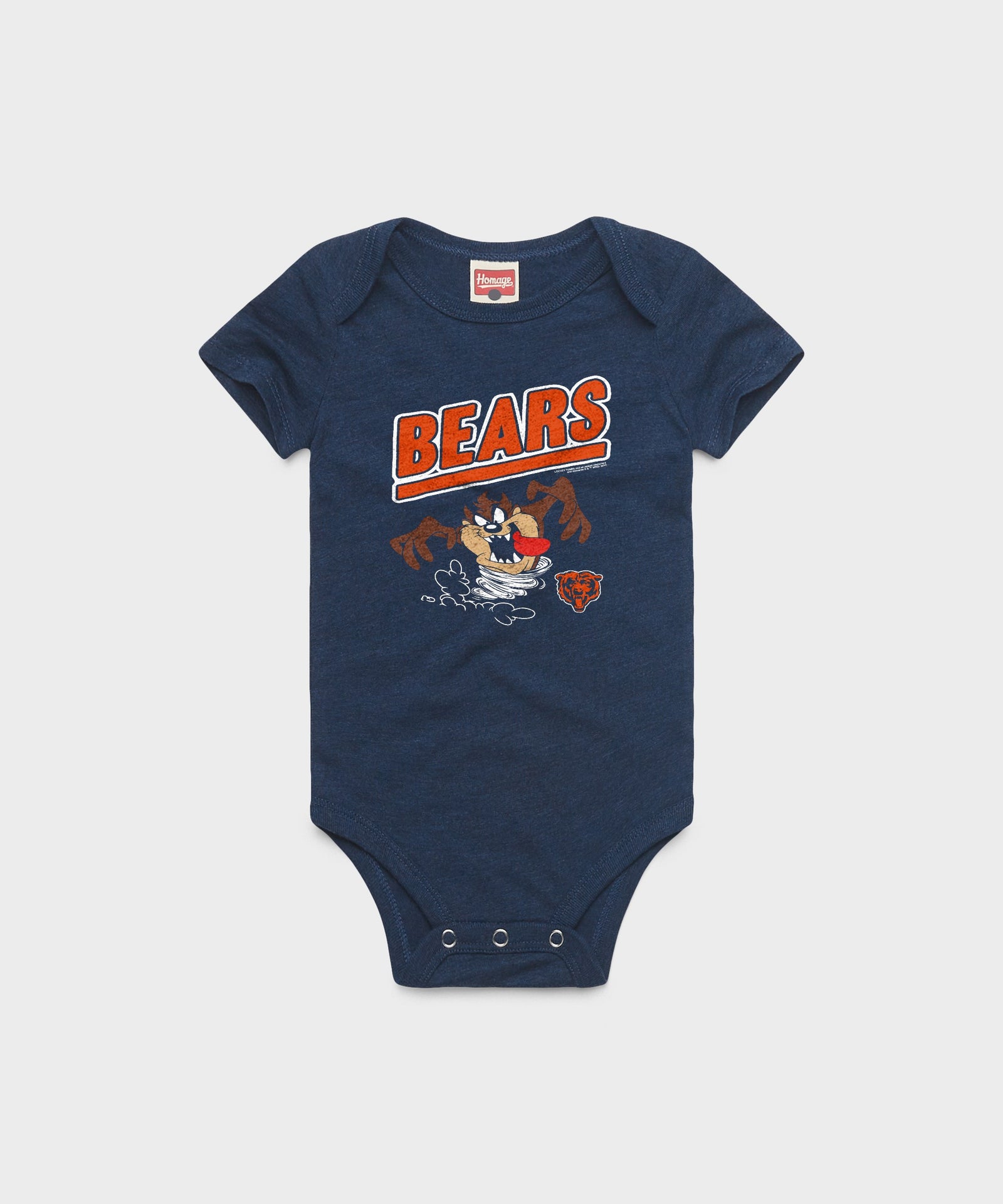 Looney Tunes Taz X Chicago Bears Baby One Piece