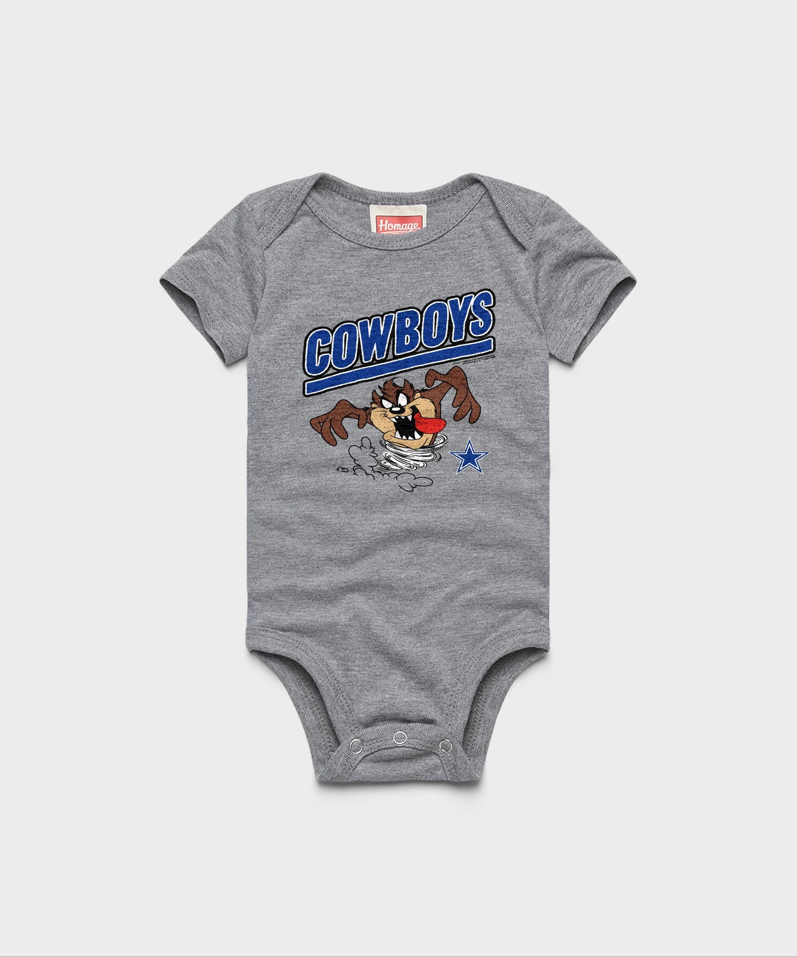 Looney Tunes Taz X Dallas Cowboys Baby One Piece