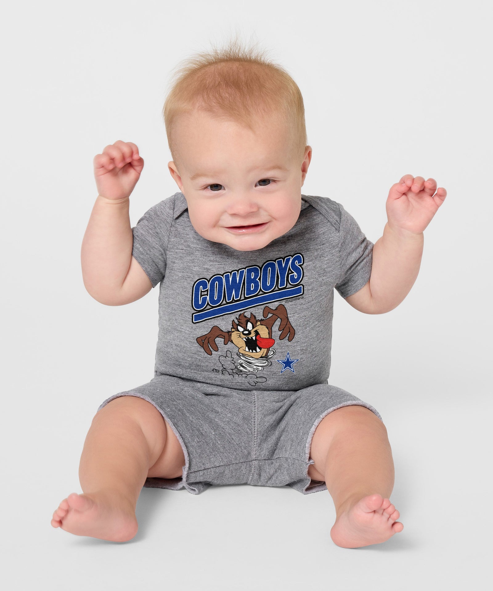 Looney Tunes Taz X Dallas Cowboys Baby One Piece