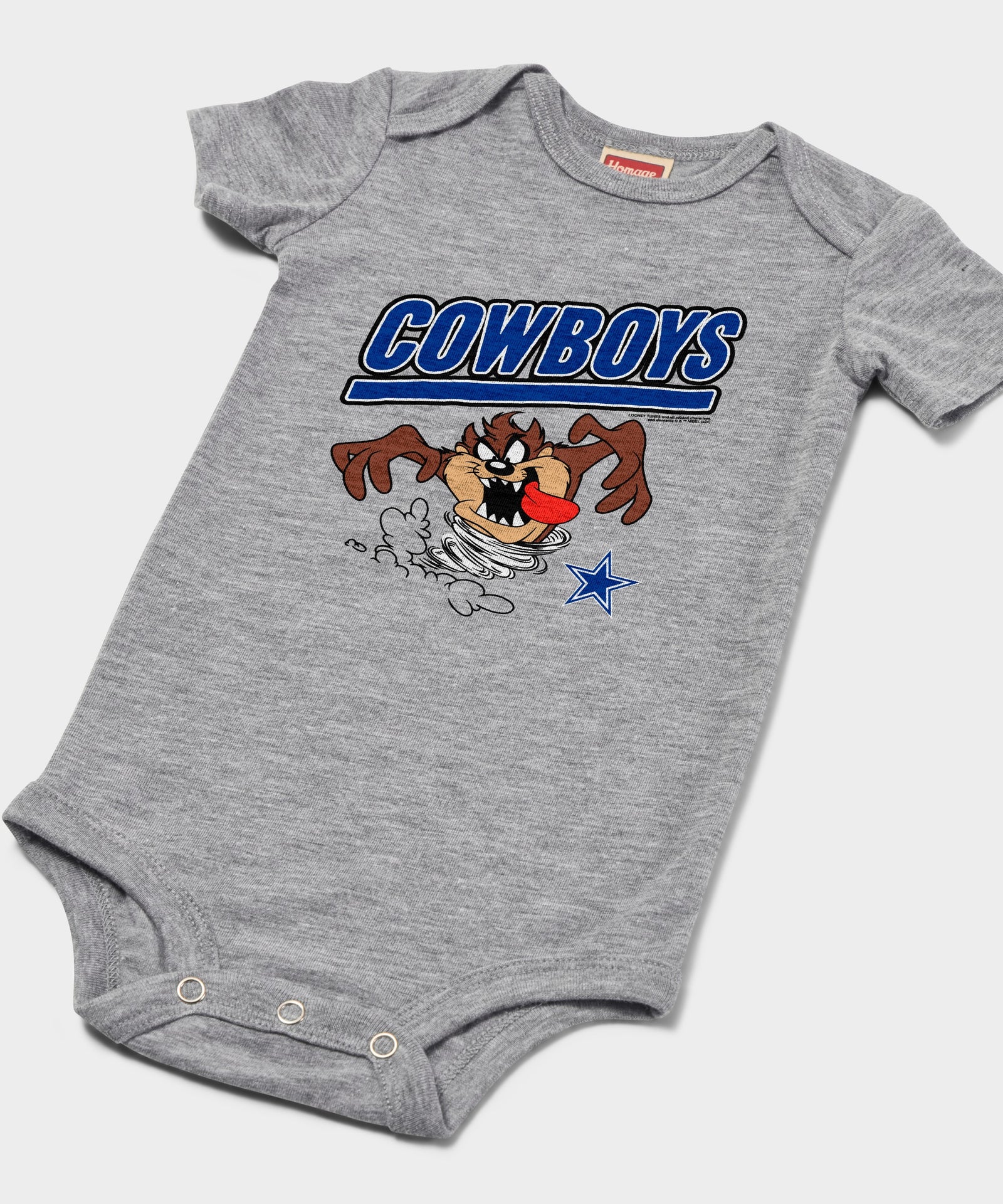 Looney Tunes Taz X Dallas Cowboys Baby One Piece
