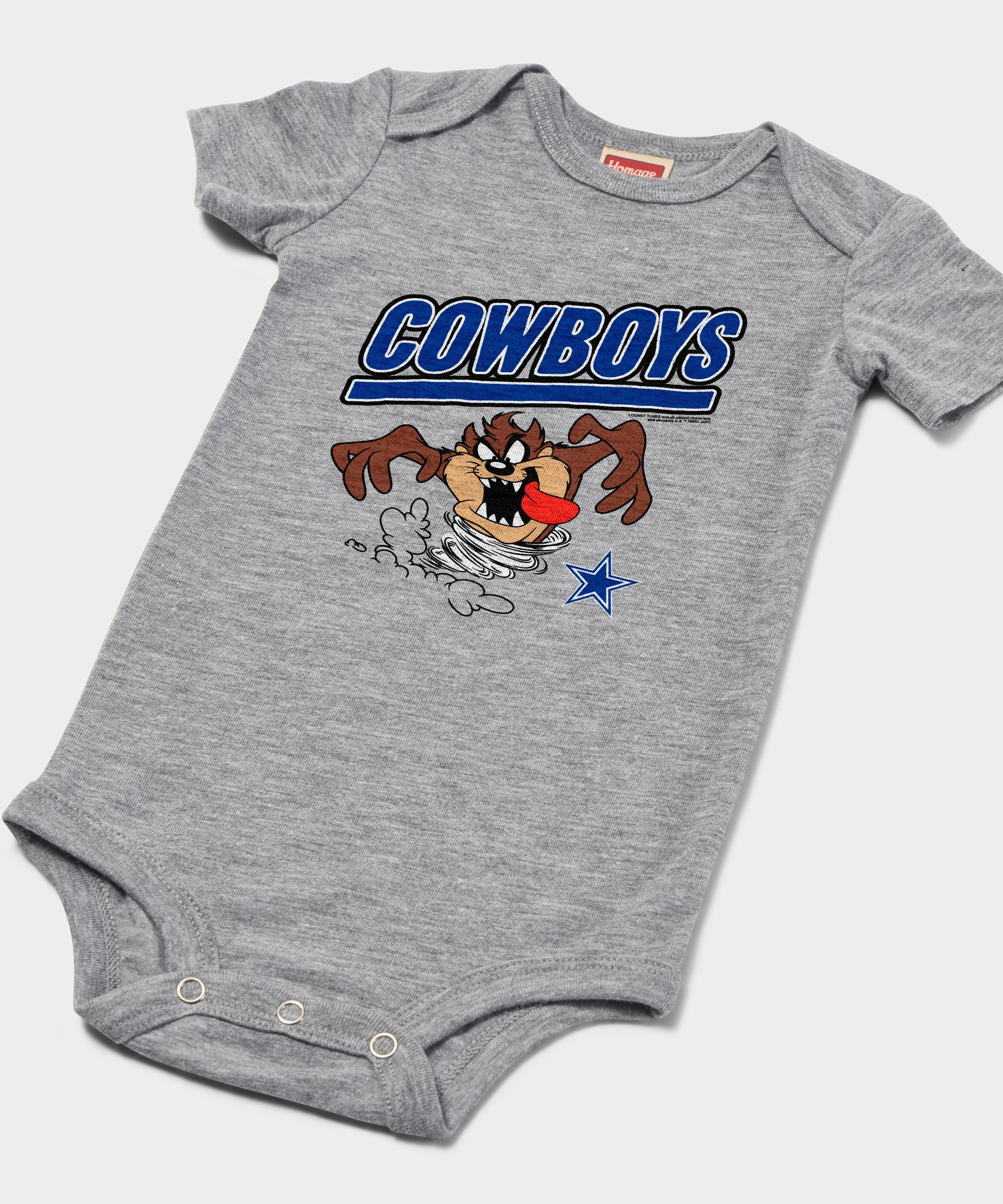 Looney Tunes Taz X Dallas Cowboys Baby One Piece