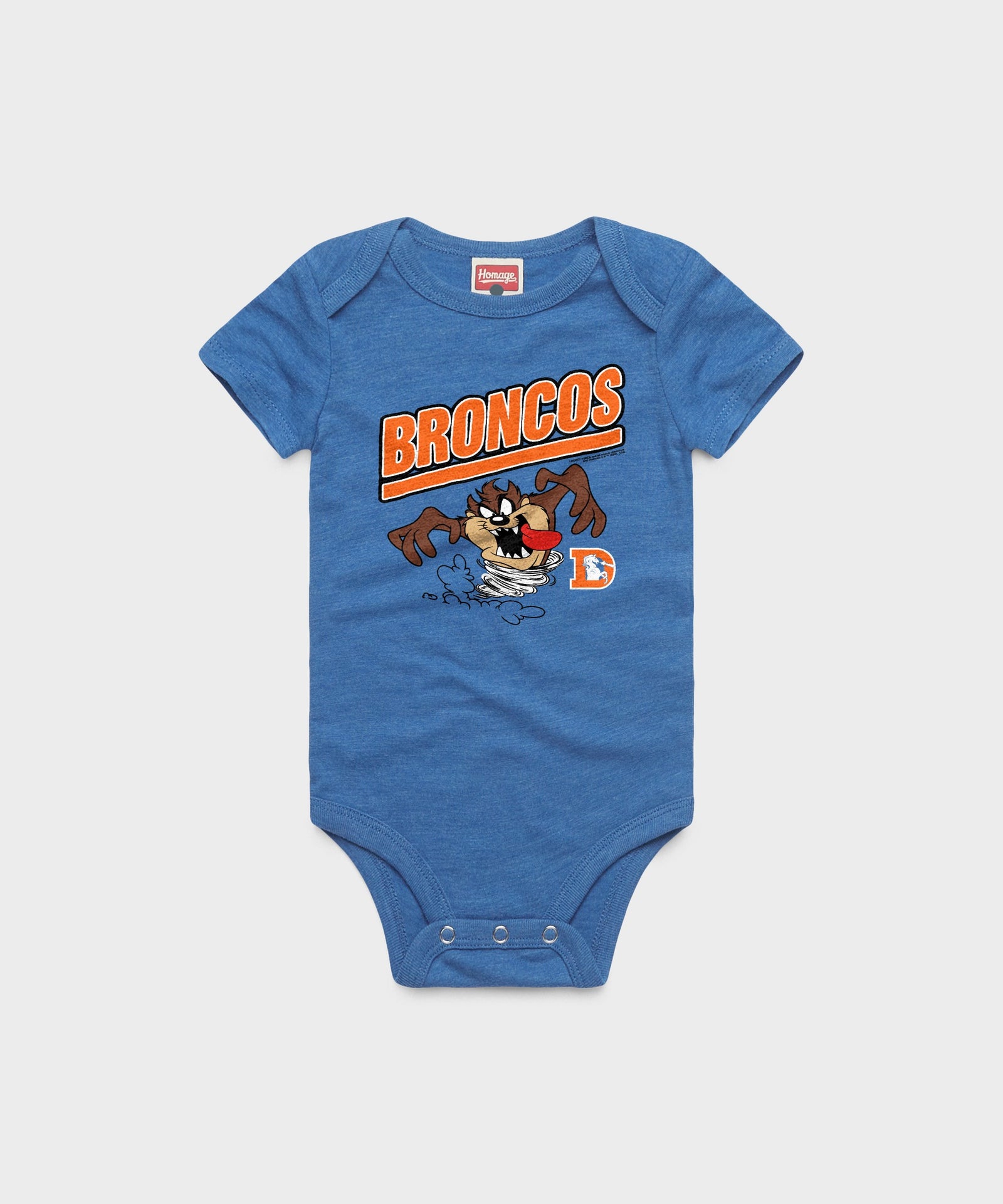 Looney Tunes Taz X Denver Broncos Baby One Piece