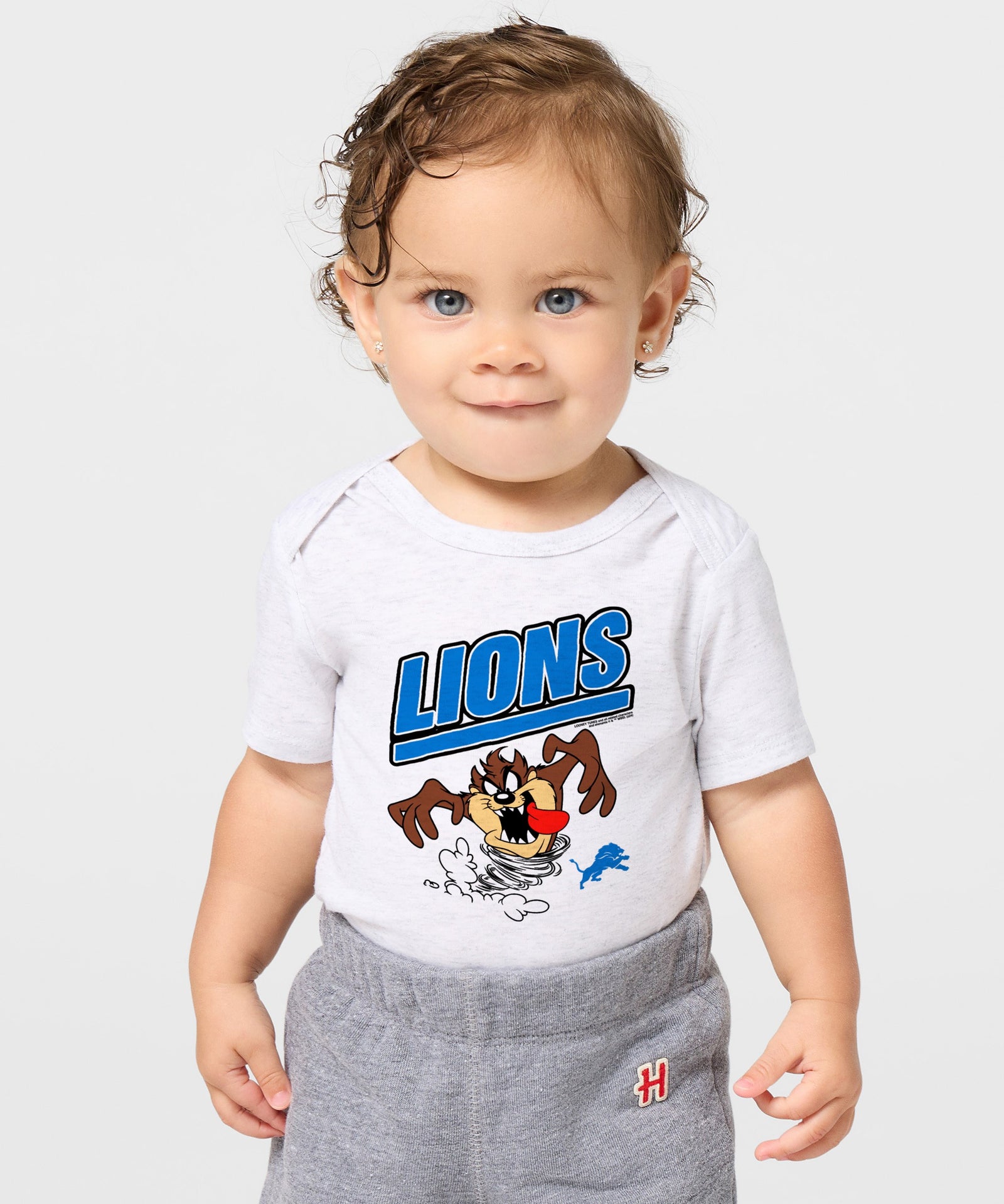 Looney Tunes Taz X Detroit Lions Baby One Piece