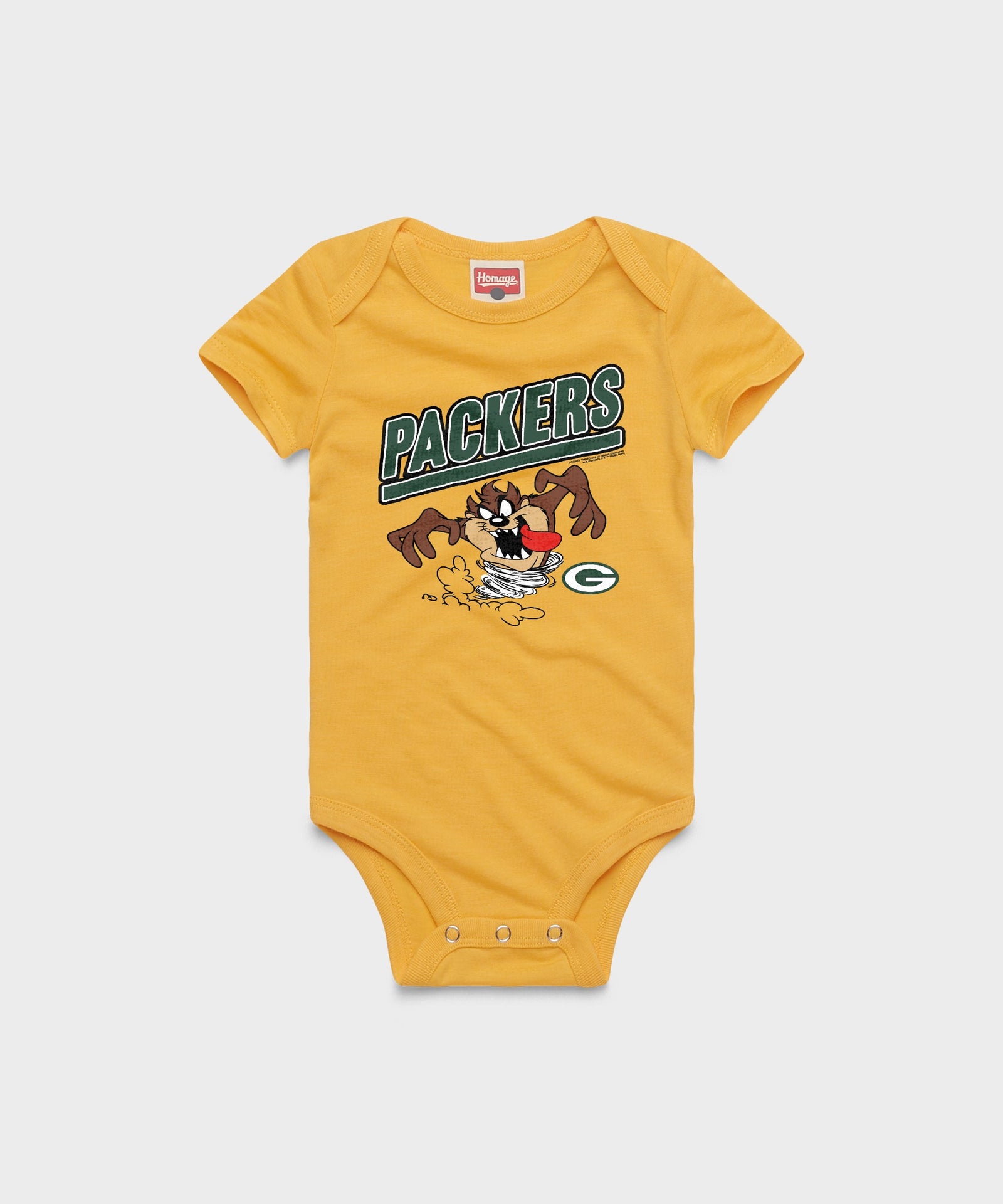 Looney Tunes Taz X Green Bay Packers Baby One Piece