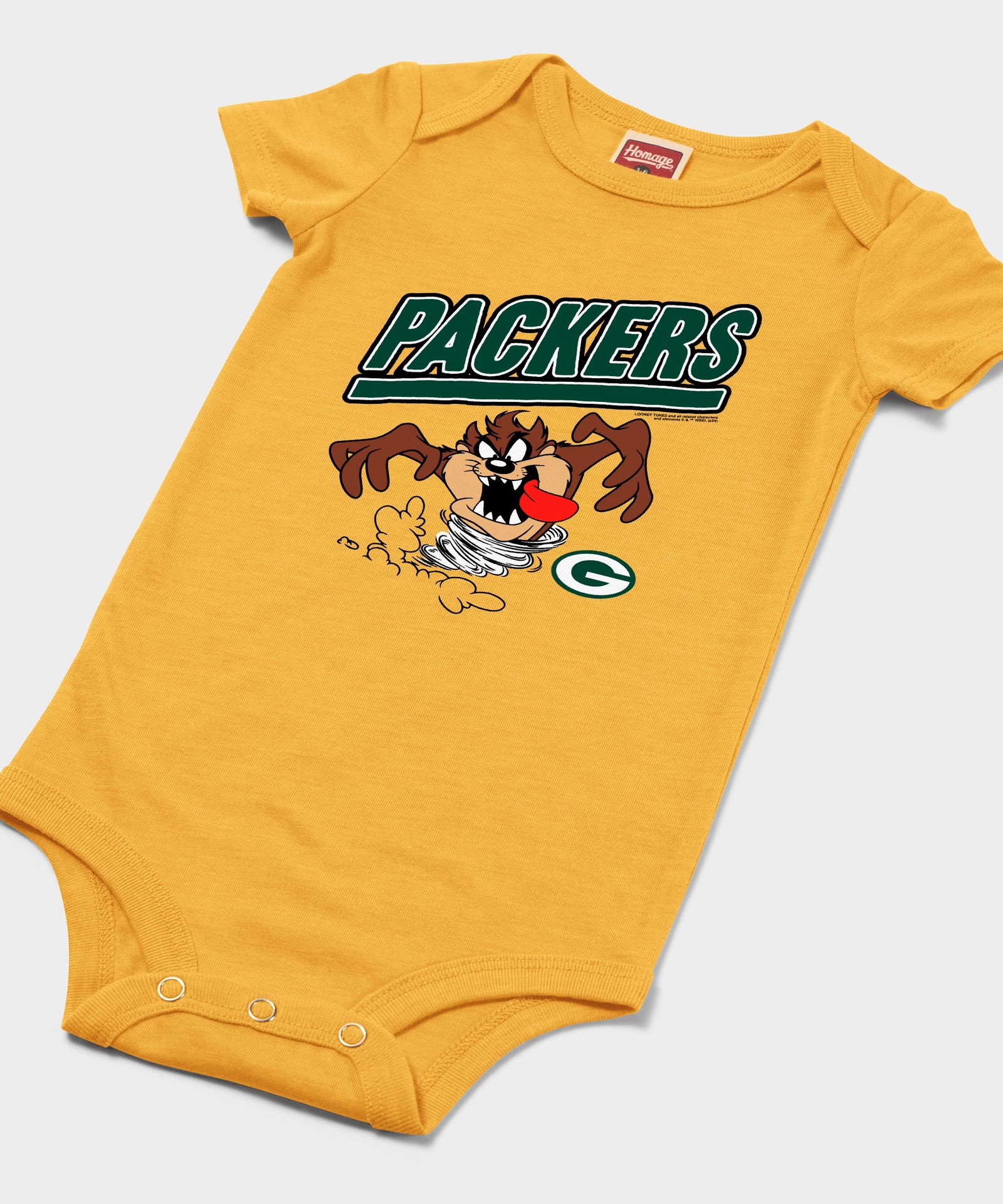Looney Tunes Taz X Green Bay Packers Baby One Piece