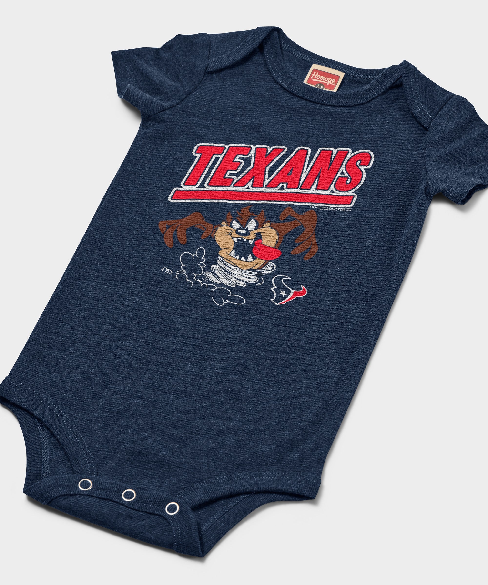 Looney Tunes Taz X Houston Texans Baby One Piece