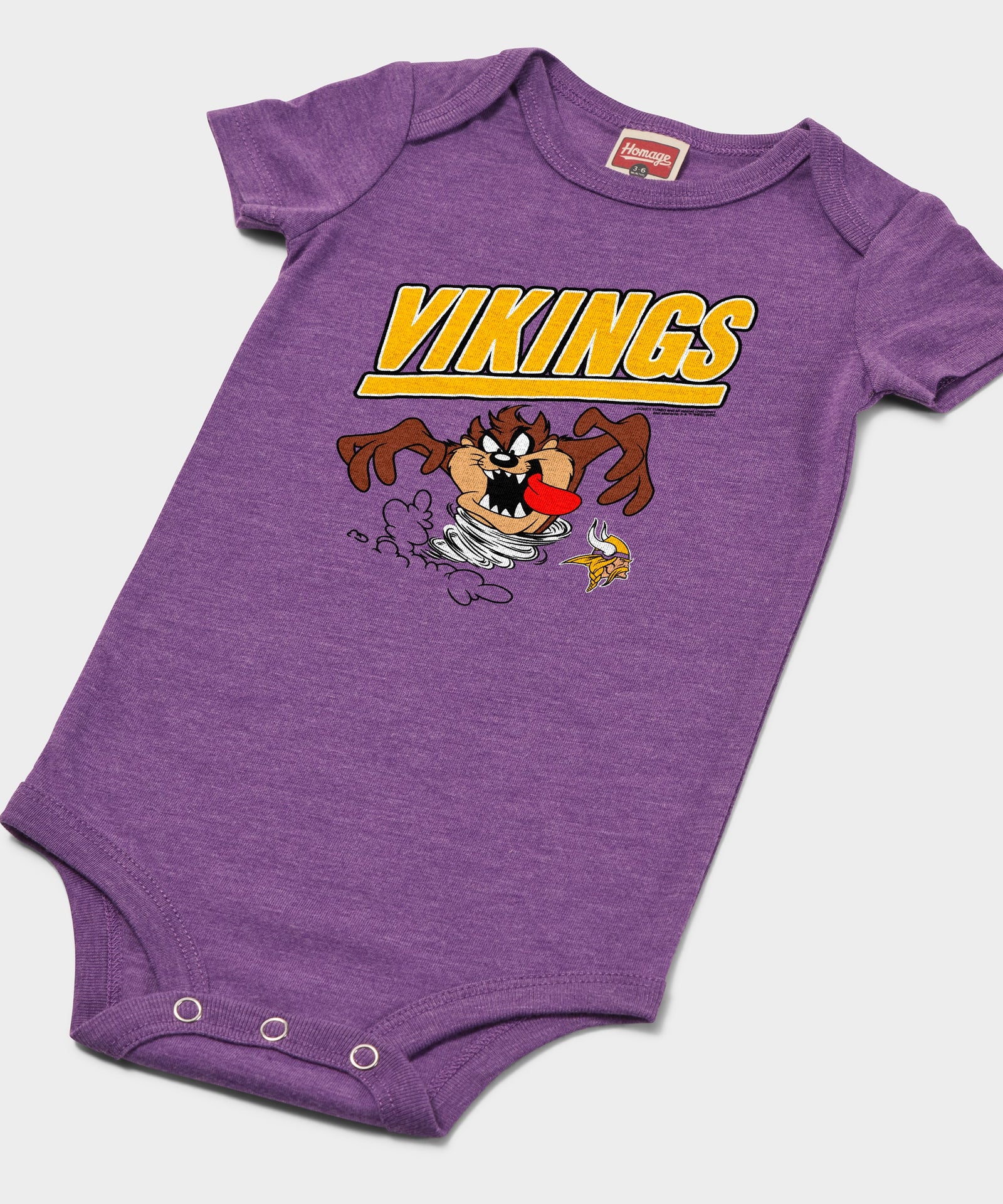 Looney Tunes Taz X Minnesota Vikings Baby One Piece