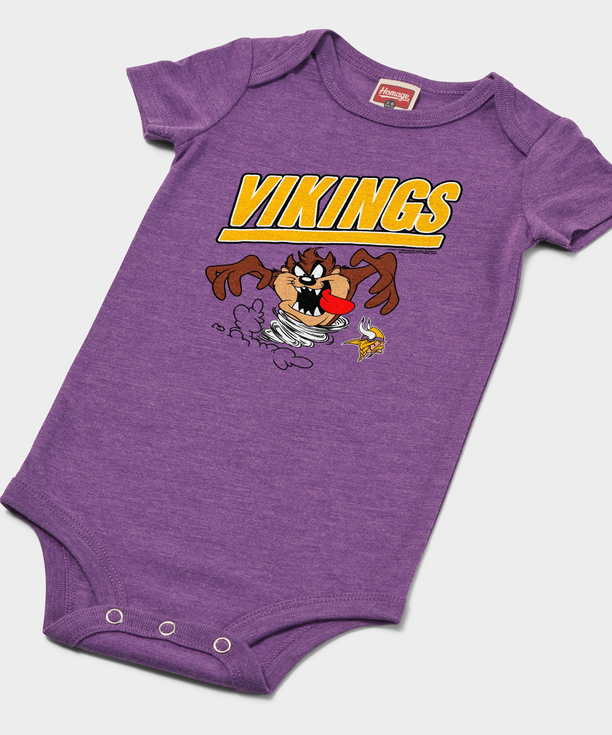 Looney Tunes Taz X Minnesota Vikings Baby One Piece