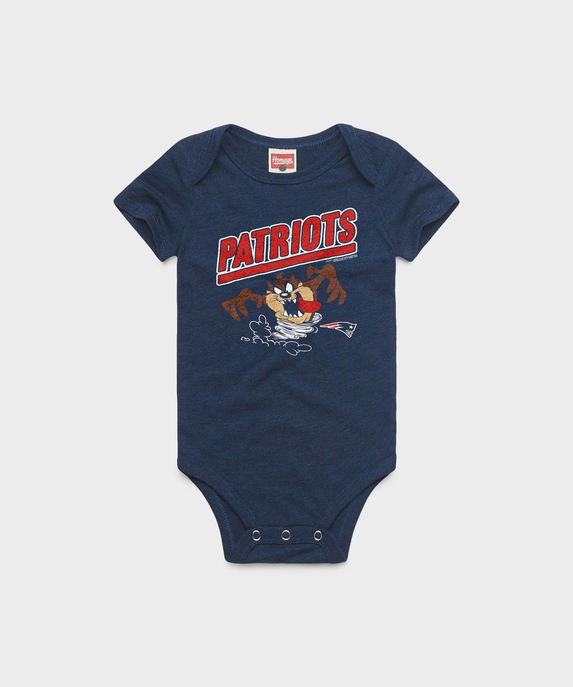 Looney Tunes Taz X New England Patriots Baby One Piece