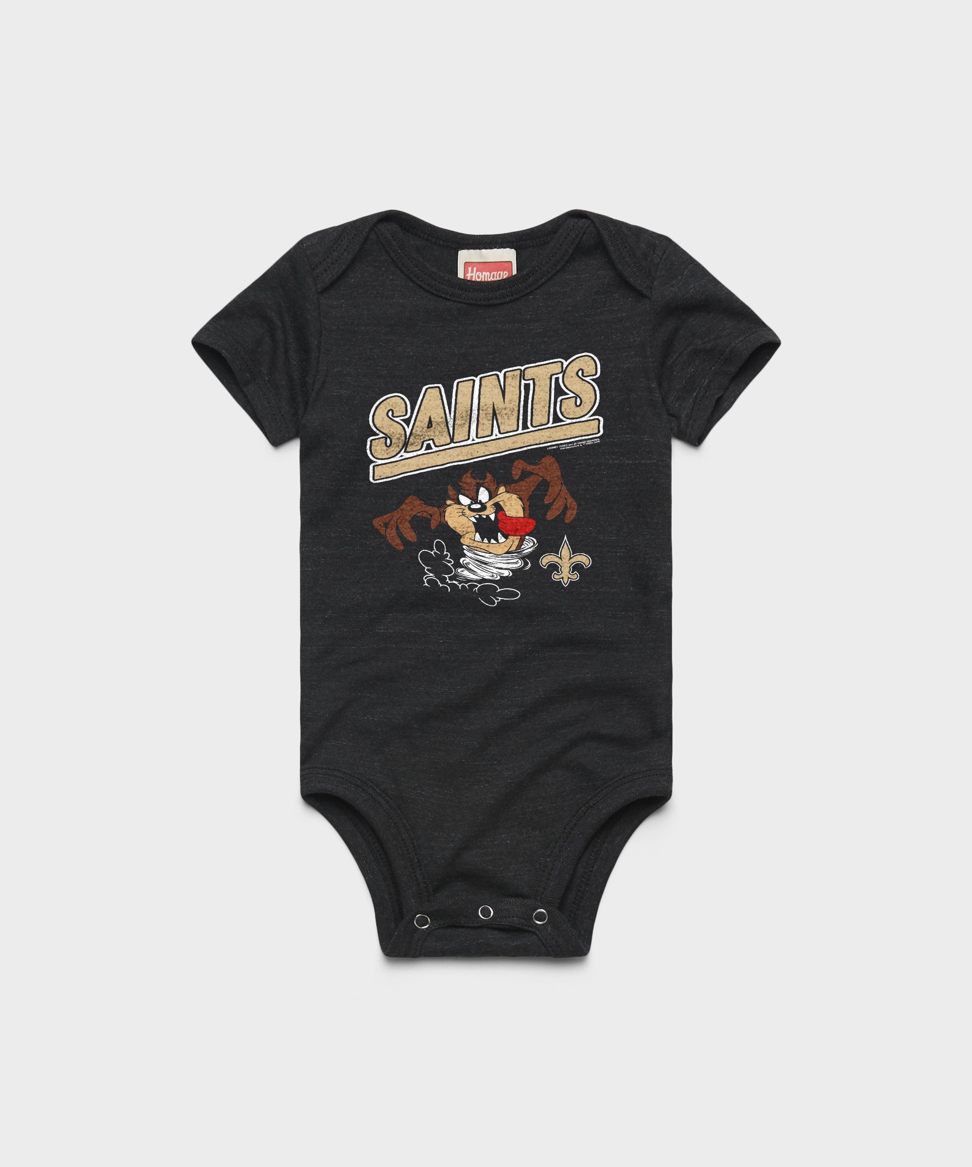 Looney Tunes Taz X New Orleans Saints Baby One Piece