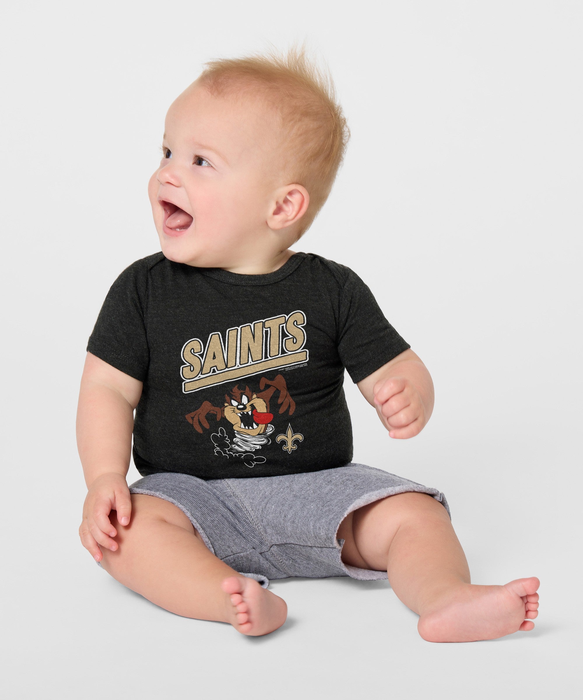 Looney Tunes Taz X New Orleans Saints Baby One Piece