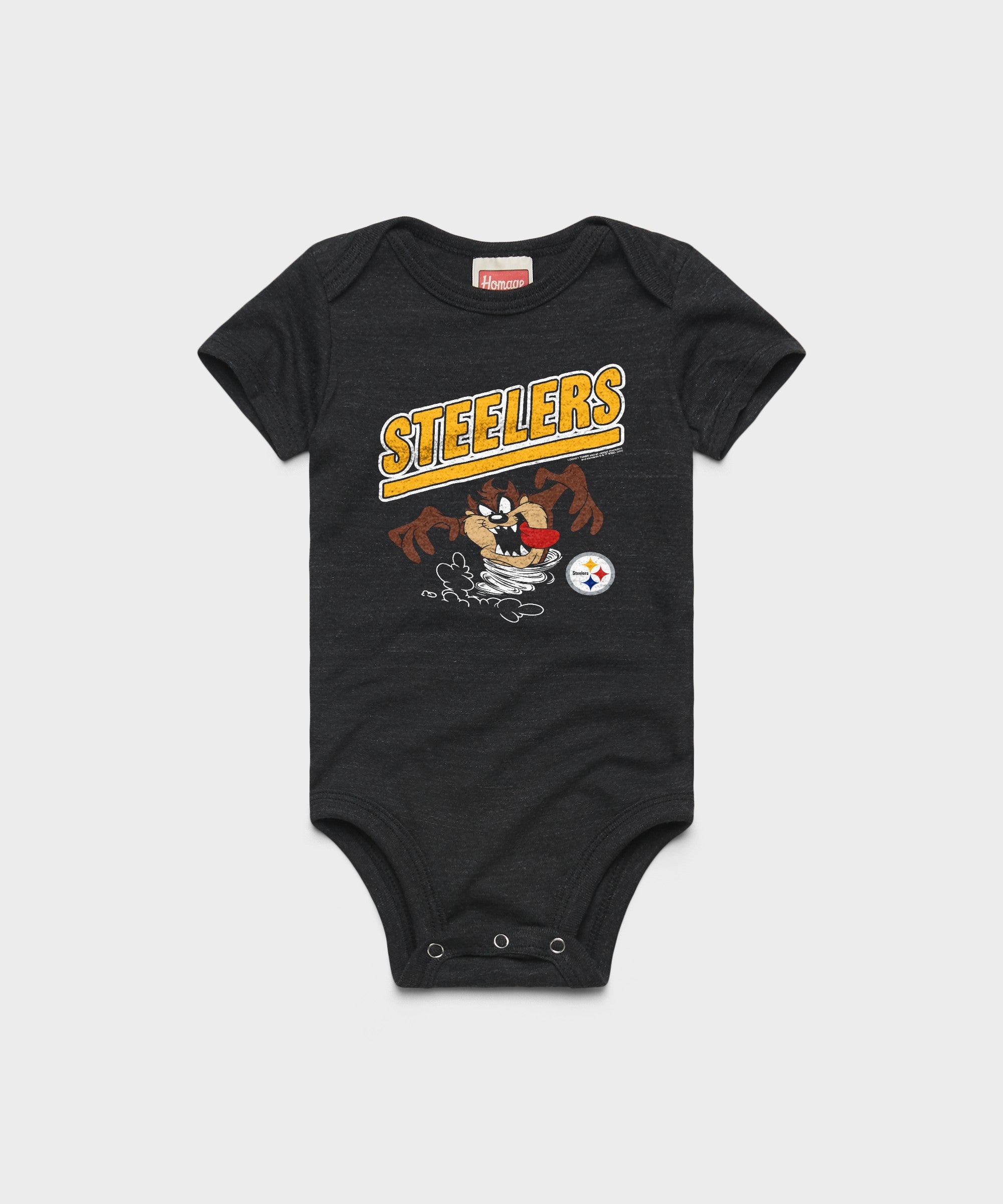 Looney Tunes Taz X Pittsburgh Steelers Baby One Piece