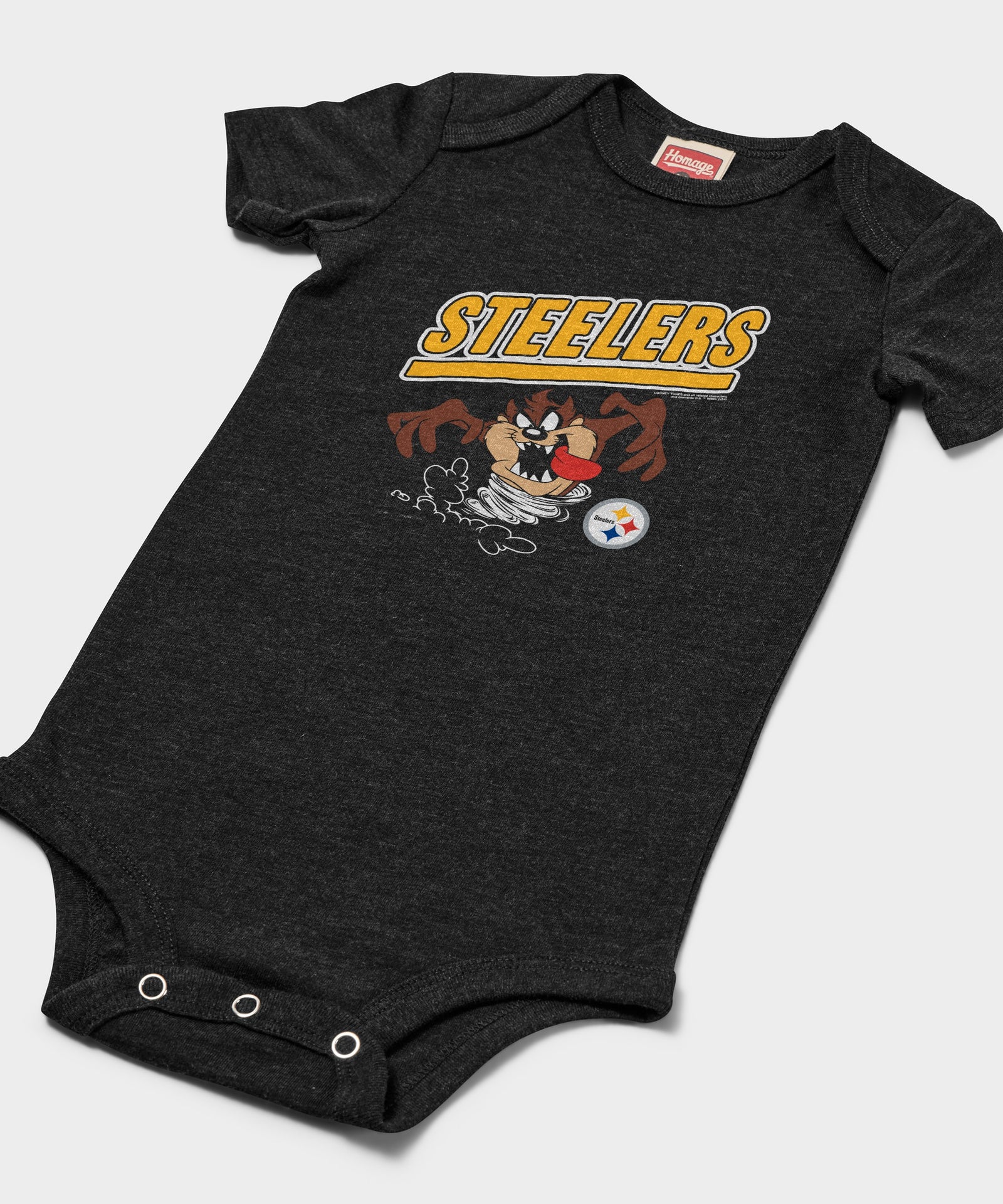 Looney Tunes Taz X Pittsburgh Steelers Baby One Piece