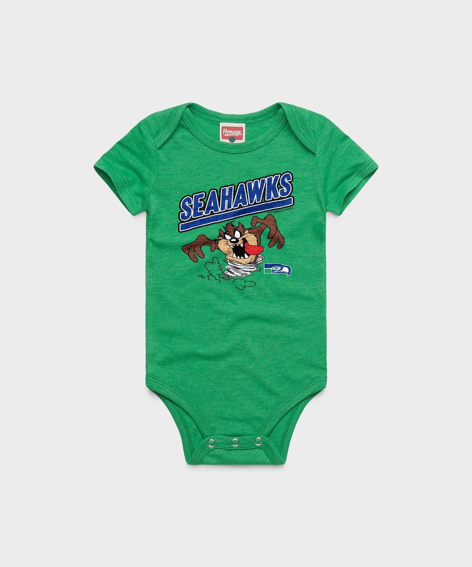 Looney Tunes Taz X Seattle Seahawks Baby One Piece