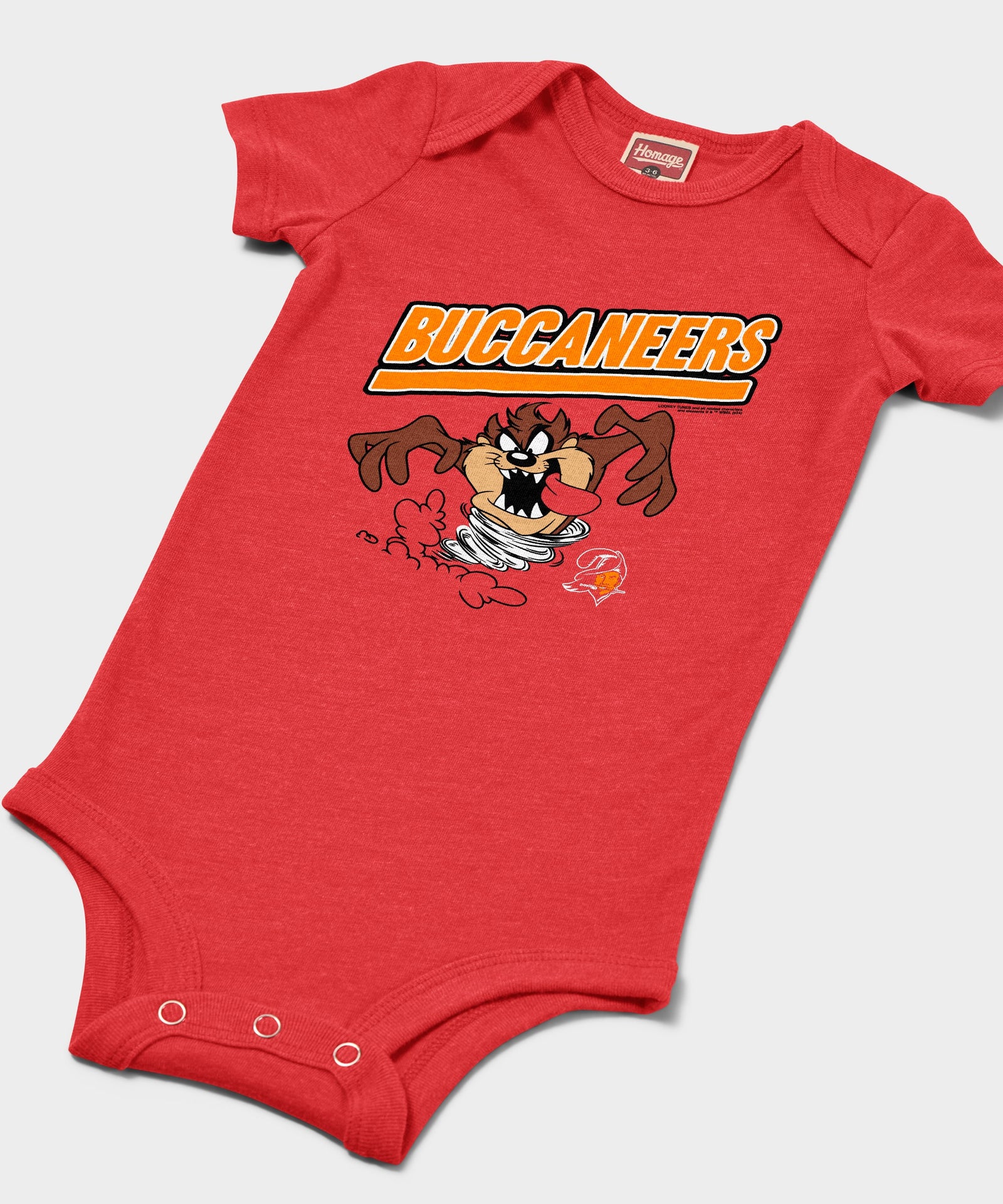 Looney Tunes Taz X Tampa Bay Buccaneers Baby One Piece