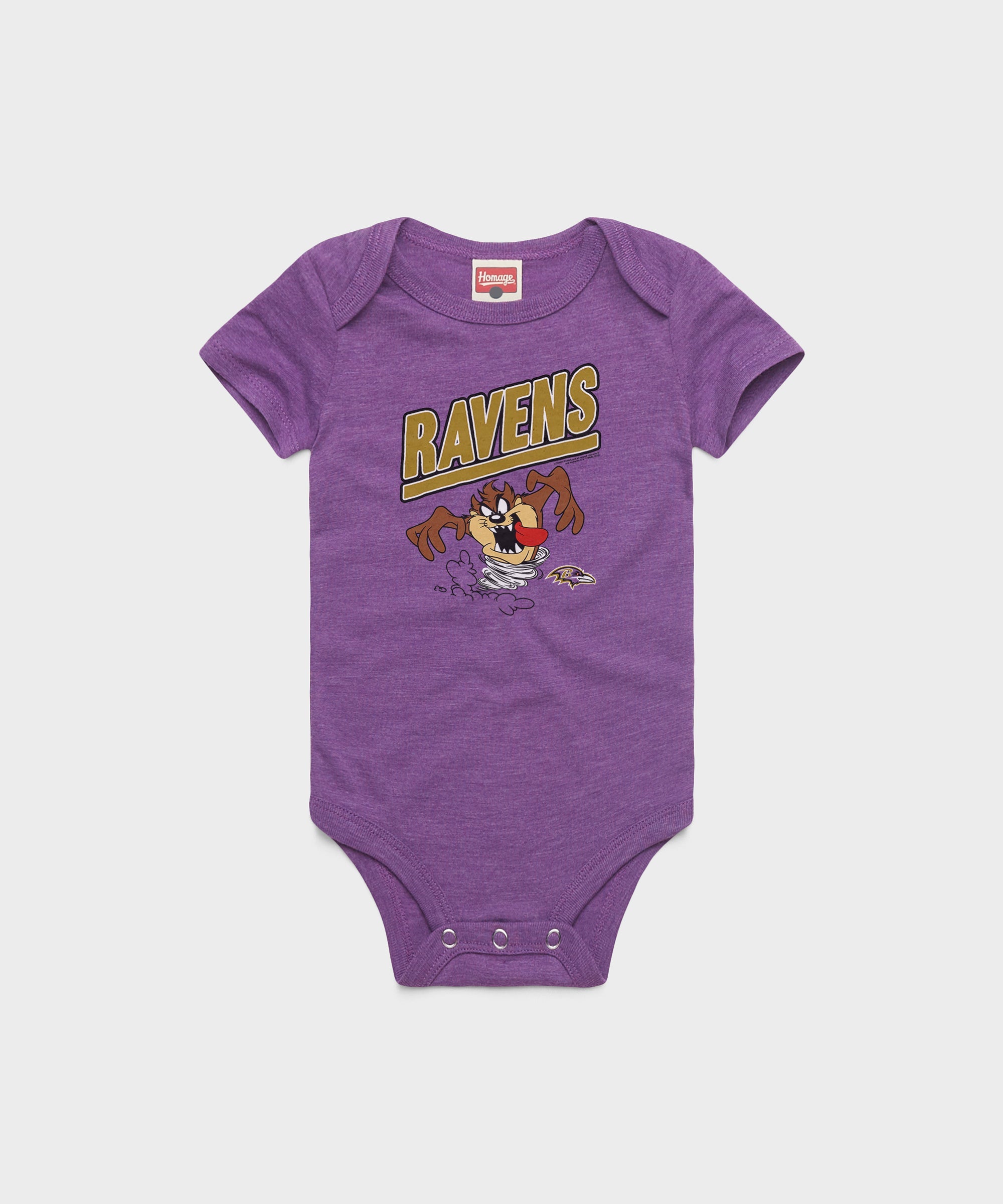 Looney Tunes Taz x Baltimore Ravens Baby One Piece