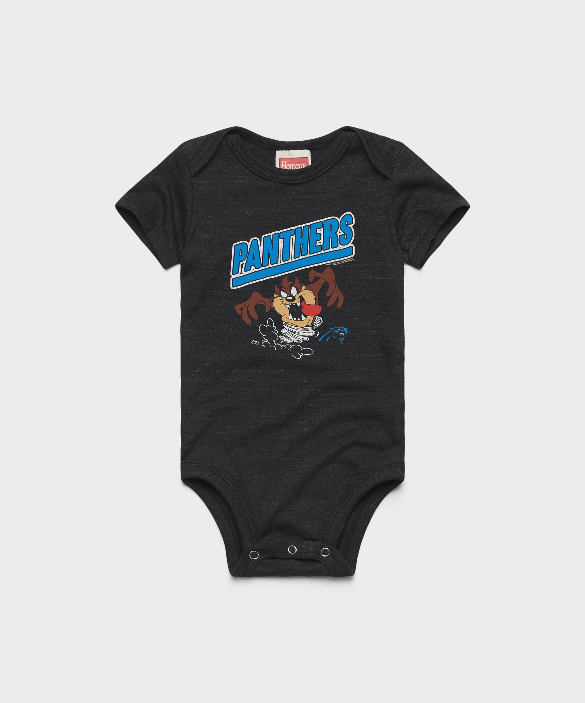Looney Tunes Taz x Carolina Panthers Baby One Piece