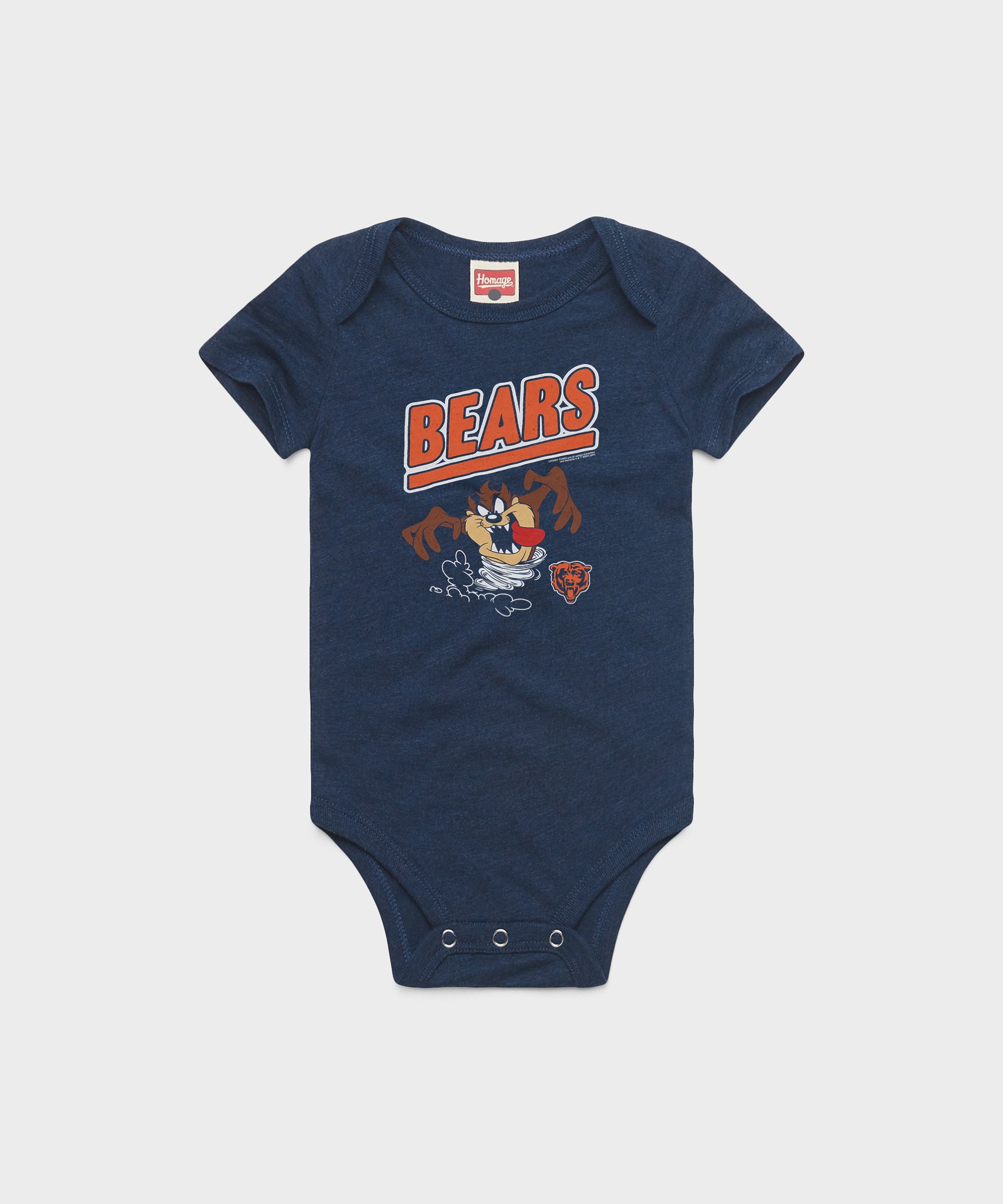 Looney Tunes Taz x Chicago Bears Baby One Piece