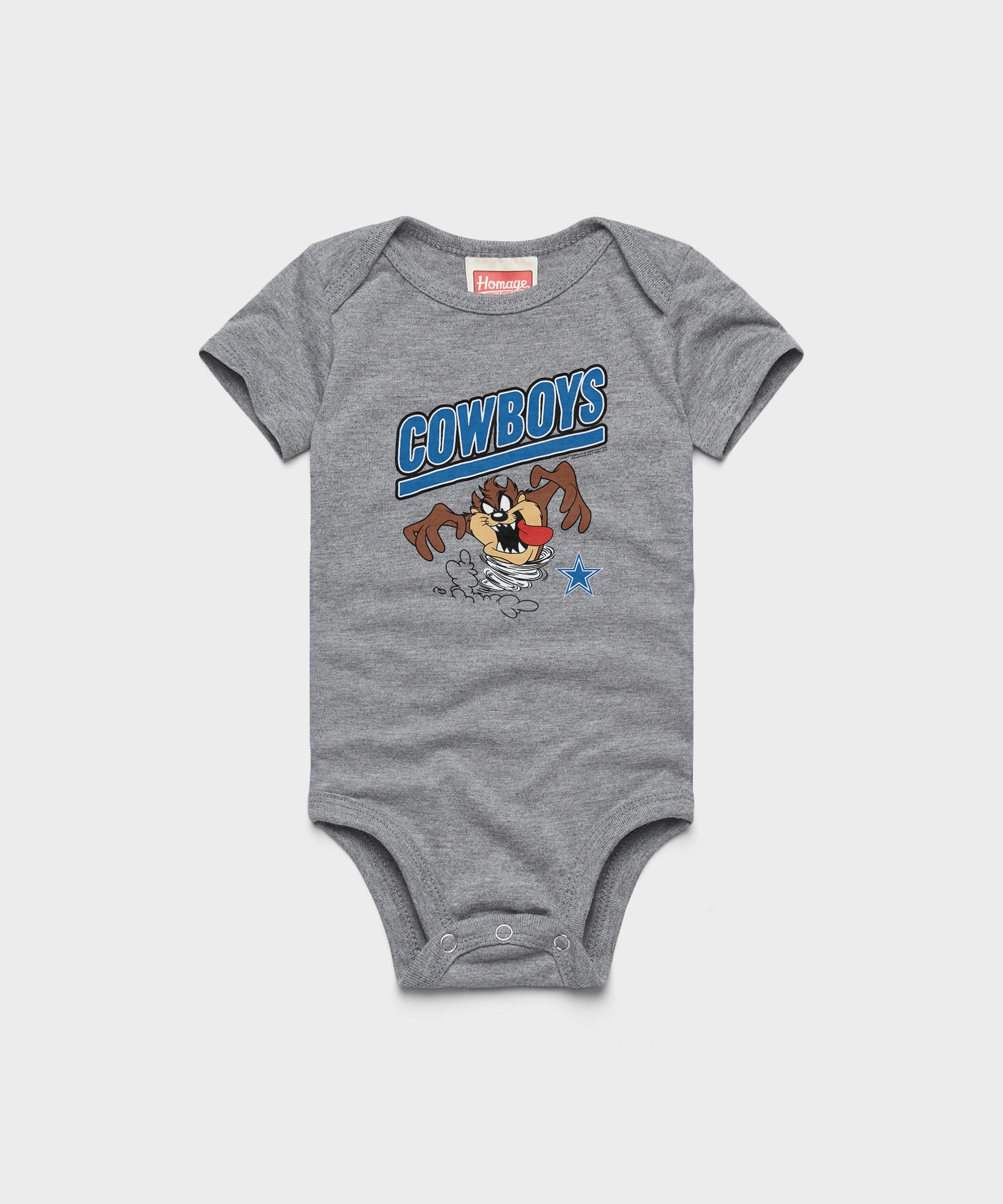 Looney Tunes Taz x Dallas Cowboys Baby One Piece