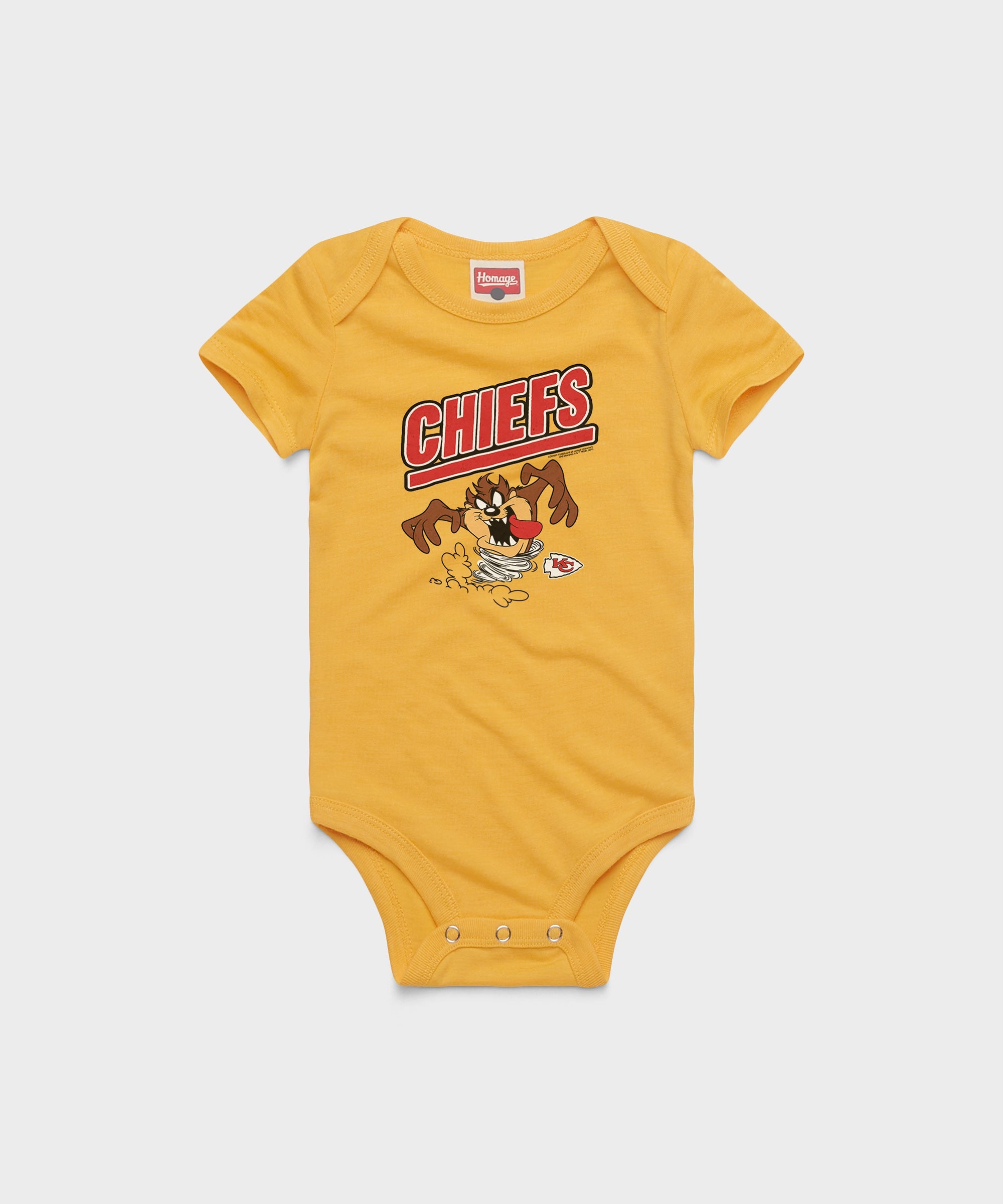 Looney Tunes Taz x Kansas City Chiefs Baby One Piece