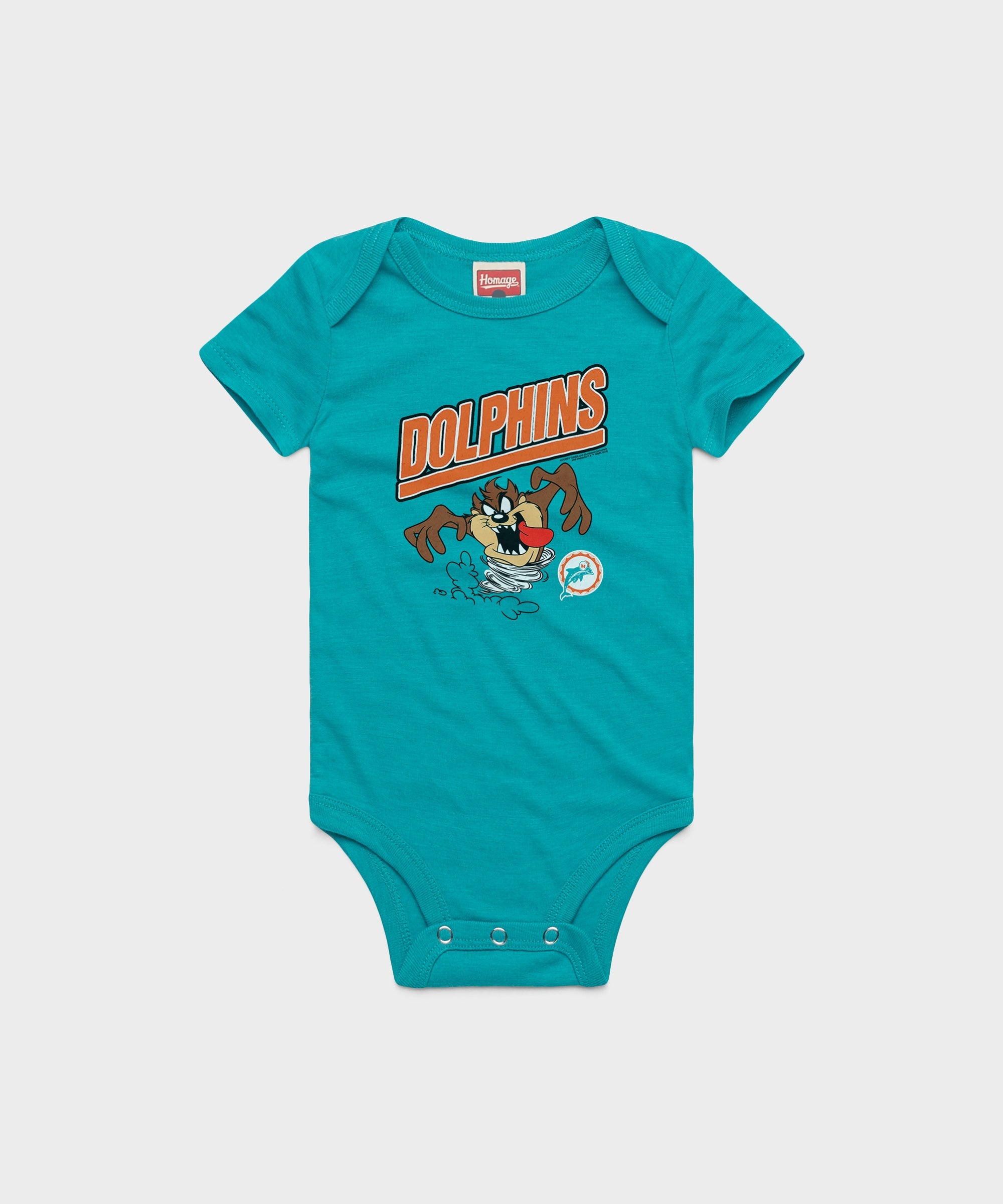 Looney Tunes Taz x Miami Dolphins Baby One Piece