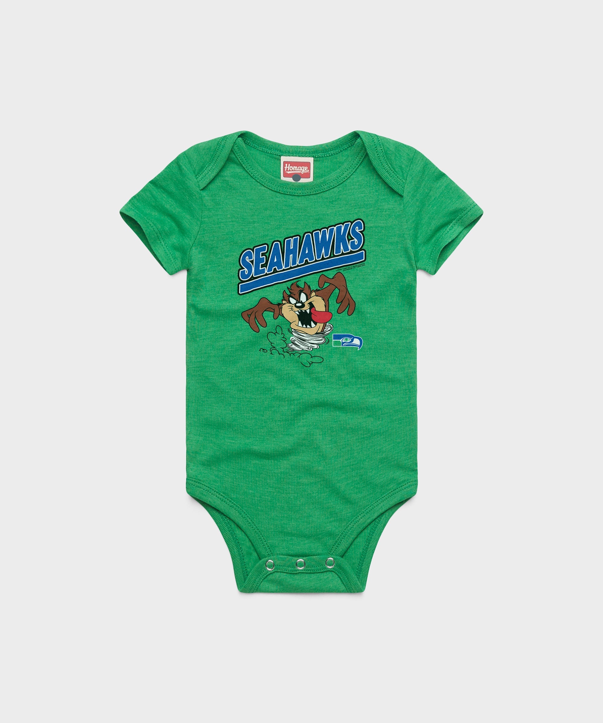 Looney Tunes Taz x Seattle Seahawks Baby One Piece