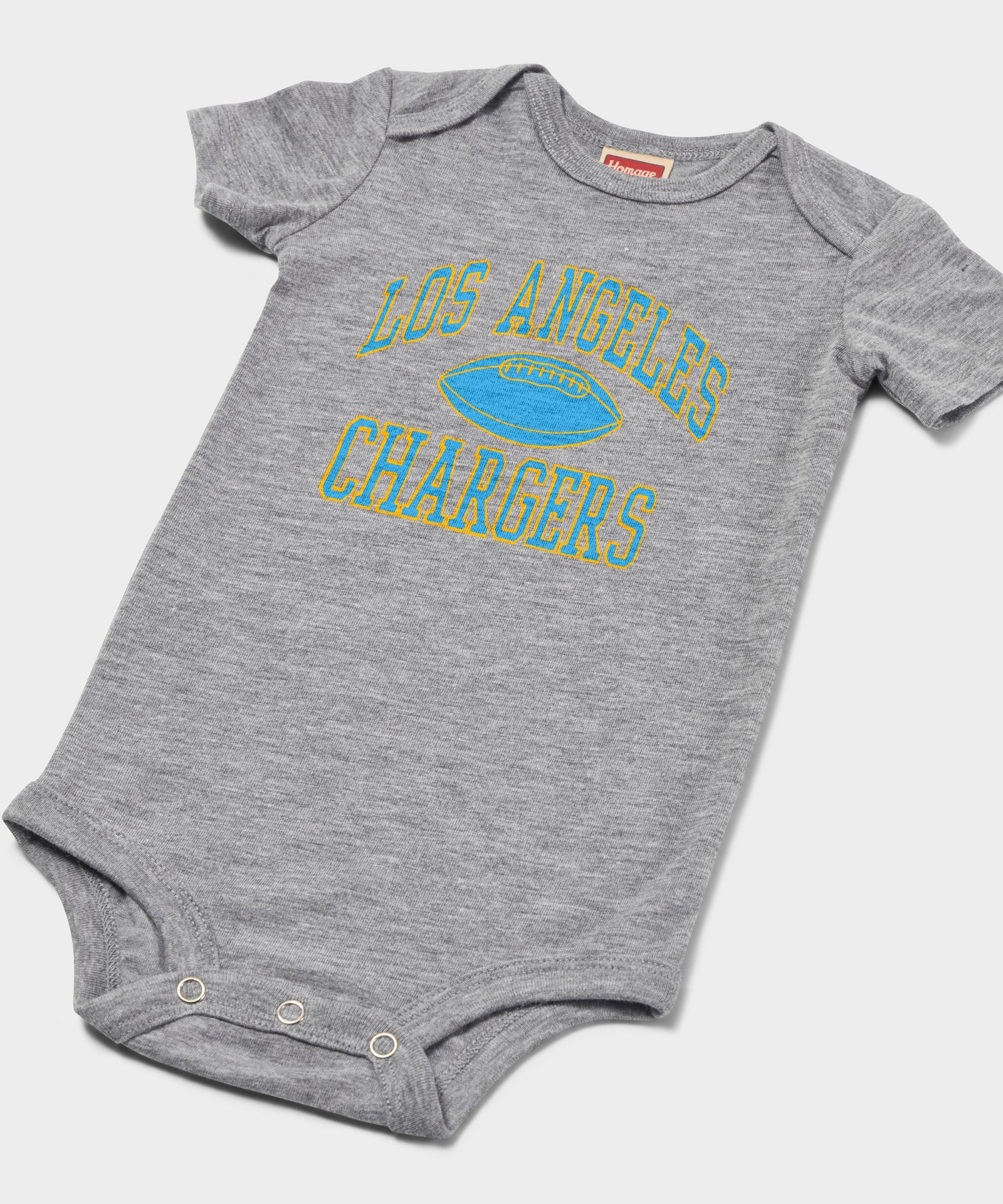Los Angeles Chargers Gridiron Baby One Piece