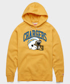 Los Angeles Chargers Helmet Retro Hoodie