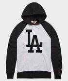 Los Angeles Dodgers Cap Logo '12 Blackout Colorblock Hoodie