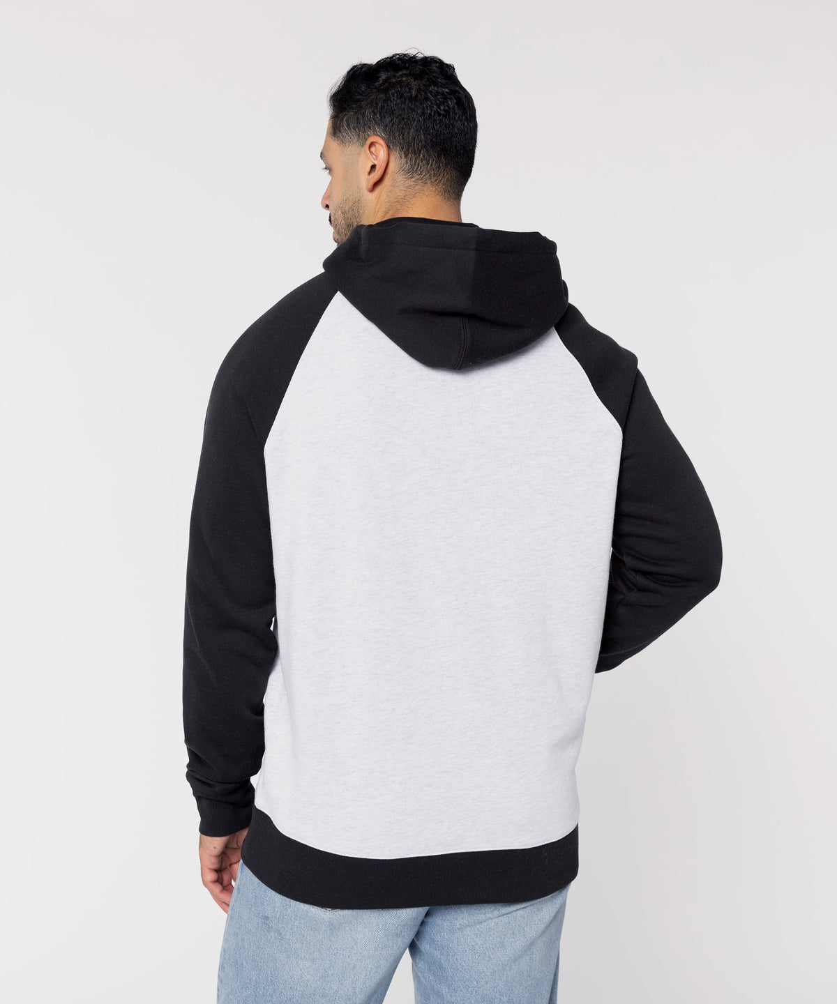 Los Angeles Dodgers Cap Logo '12 Blackout Colorblock Hoodie