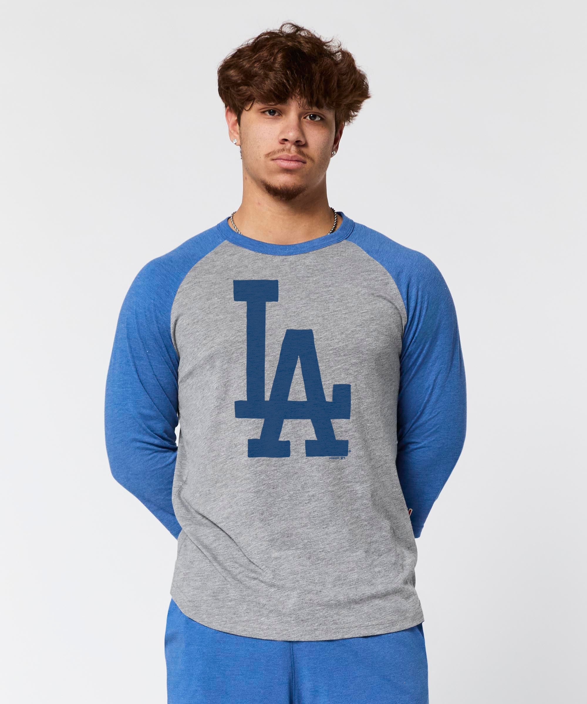 los angeles dodgers cap logo '12 raglan