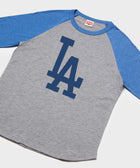 los angeles dodgers cap logo '12 raglan