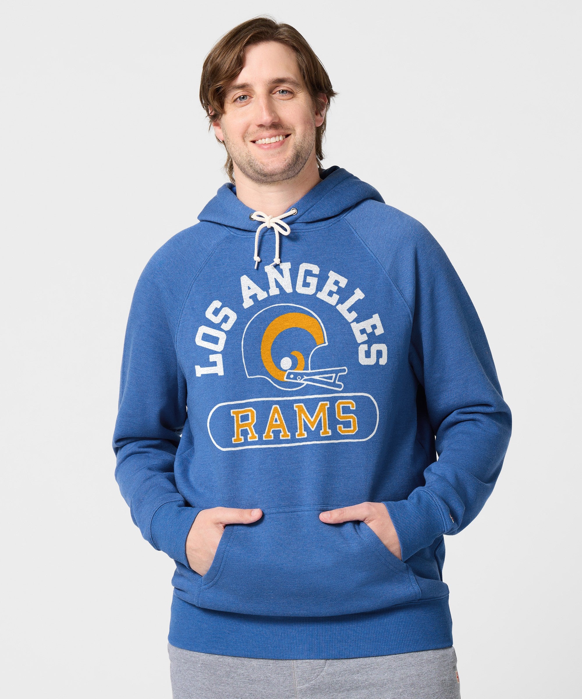 Los Angeles Rams Throwback Helmet Hoodie